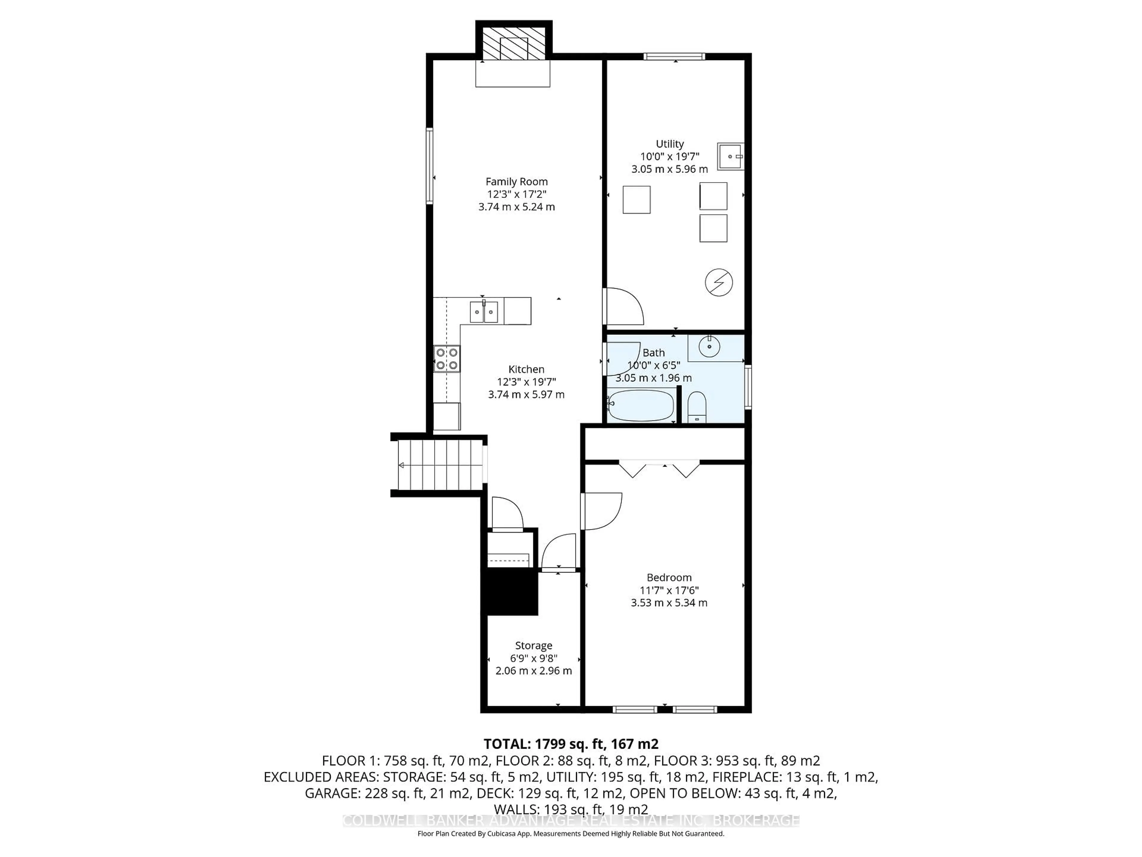 Floor plan for 22 Ravine Rd, St. Catharines Ontario L2P 3A7