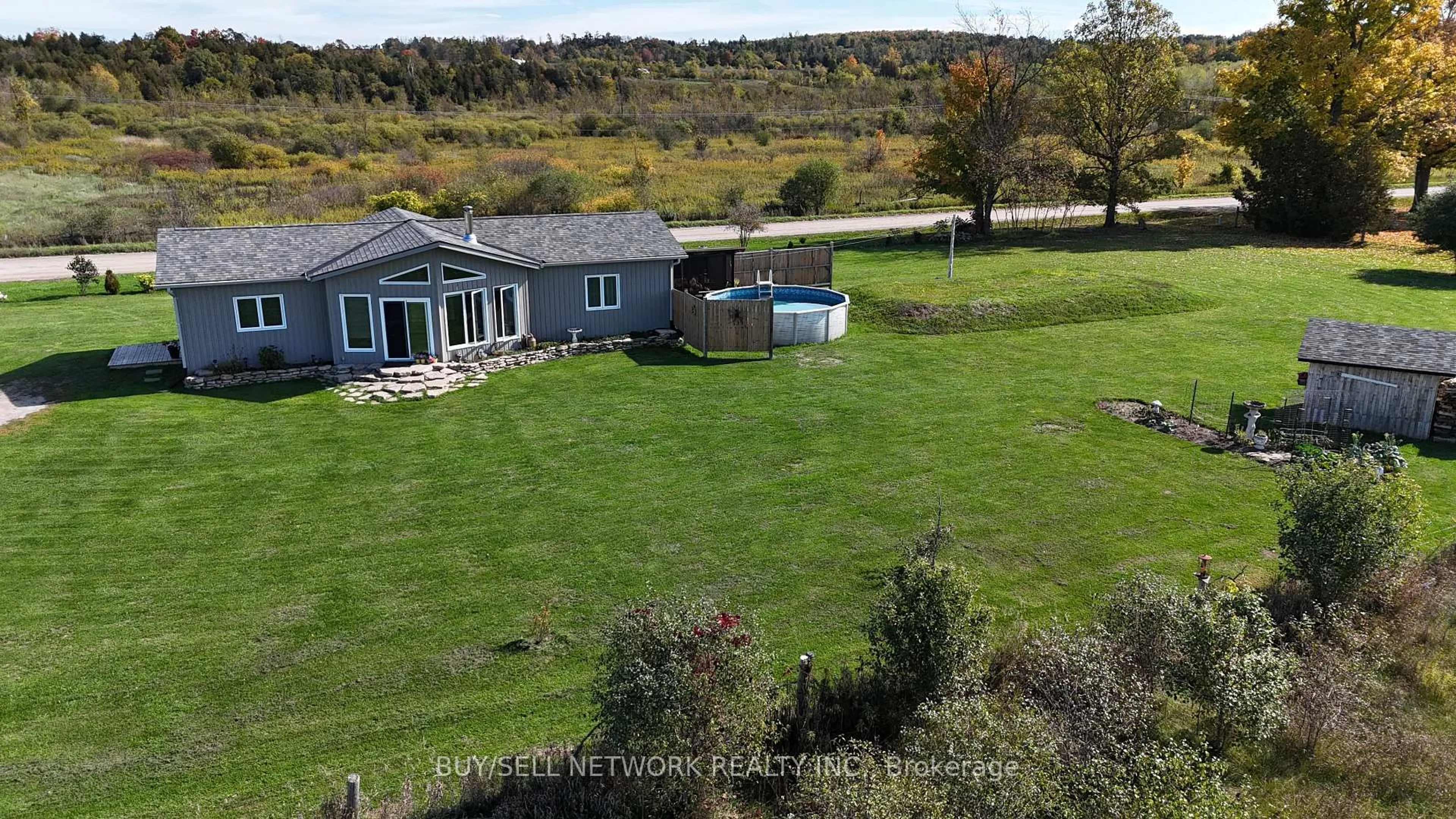 A pic from outside/outdoor area/front of a property/back of a property/a pic from drone, water/lake/river/ocean view for 3435 Baseline Rd, Otonabee-South Monaghan Ontario K0L 2G0