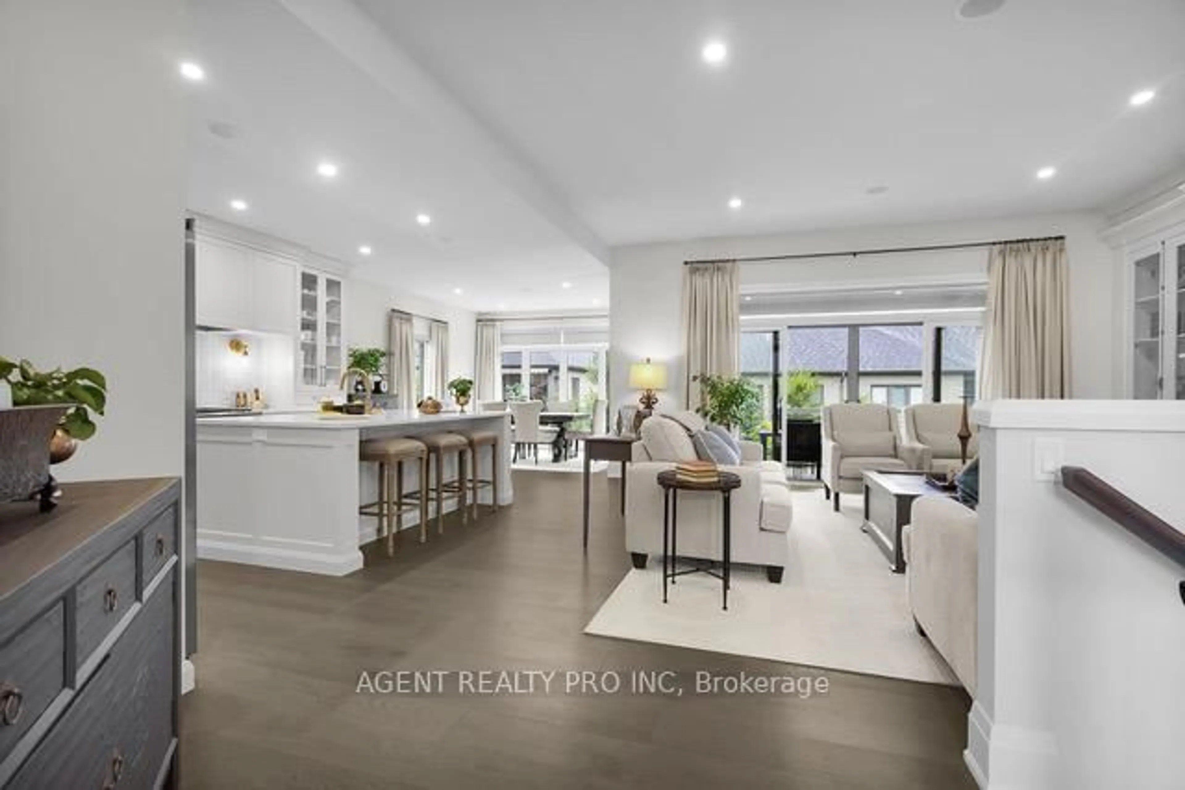 Open concept kitchen, ceramic/tile floor for 1586 Ed Ervasti Lane, London South Ontario N6K 5R7