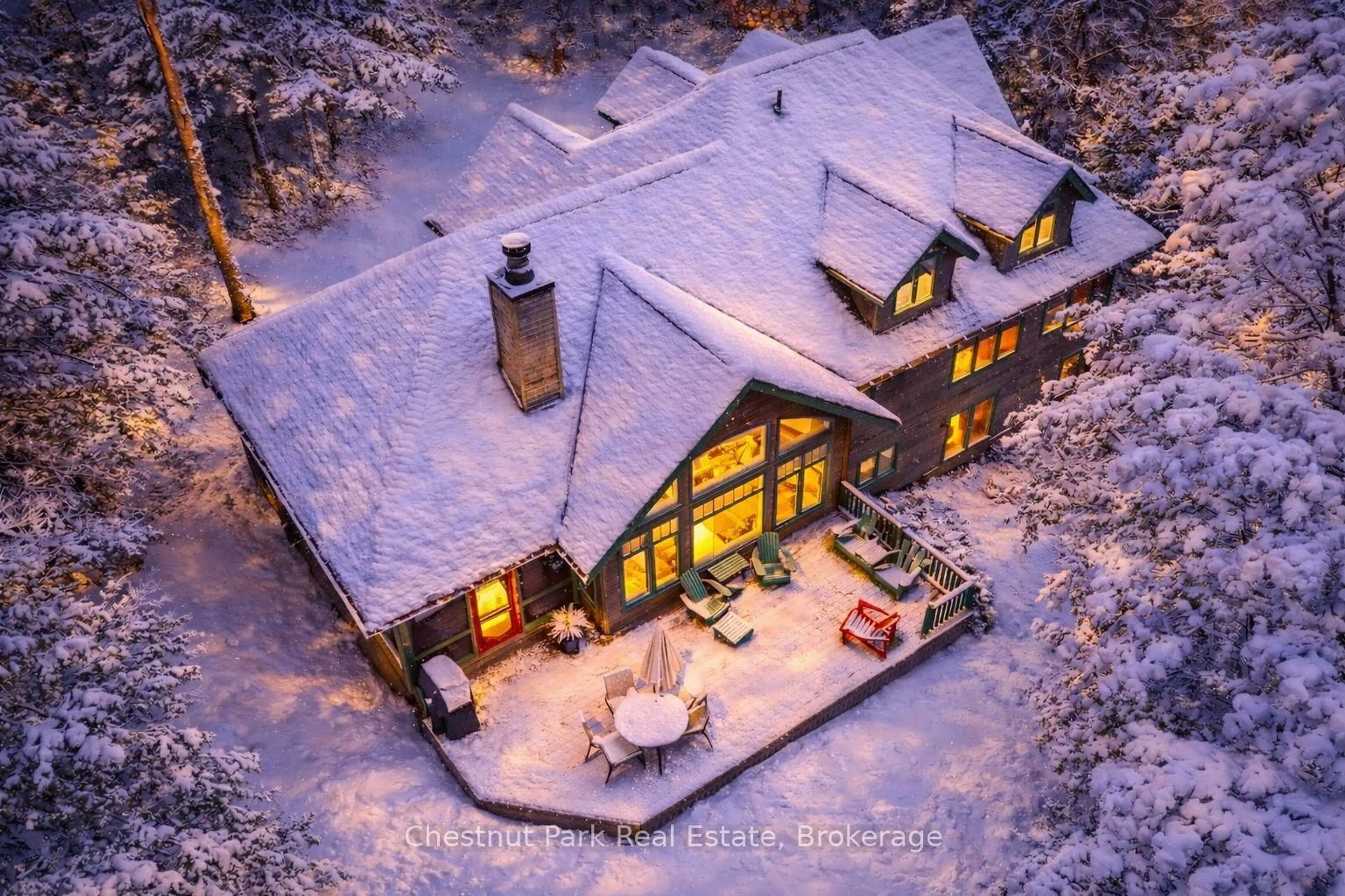 A pic from outside/outdoor area/front of a property/back of a property/a pic from drone, unknown for 1230 MIRIAM Dr #1 & 2, Bracebridge Ontario P1L 1X1