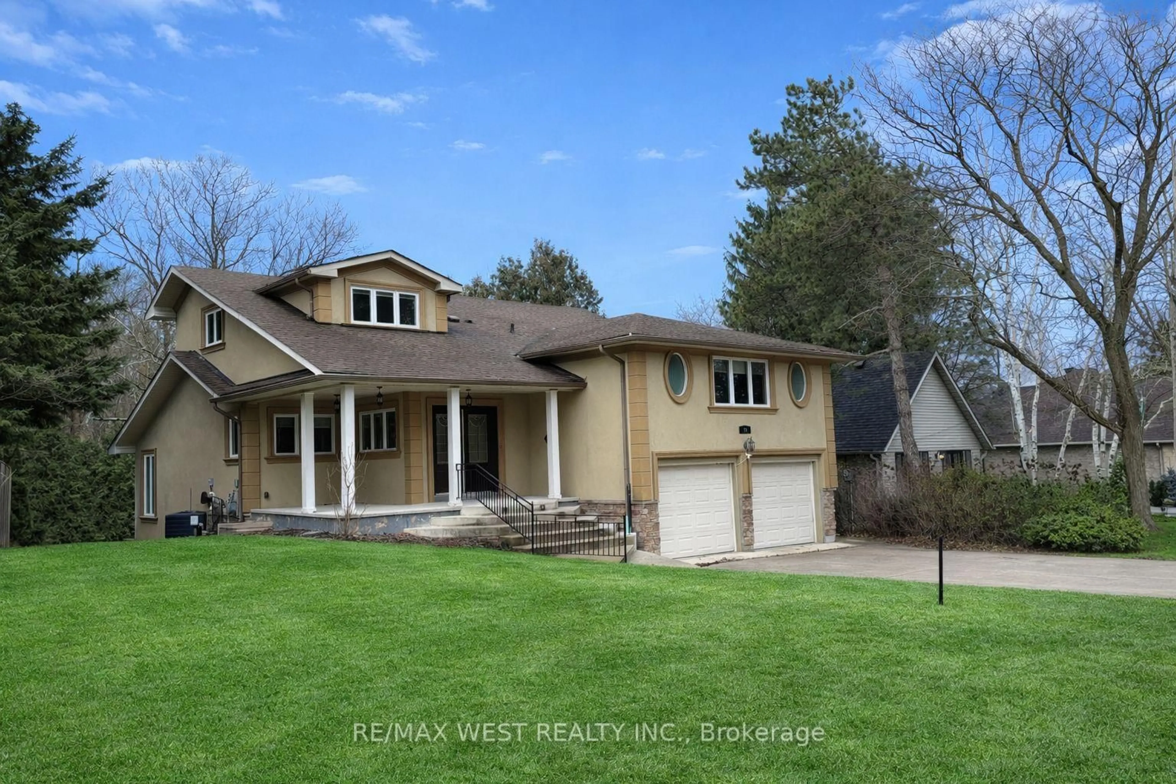 Home with vinyl exterior material, street for 26 Hostein Dr, Hamilton Ontario L9G 2S5