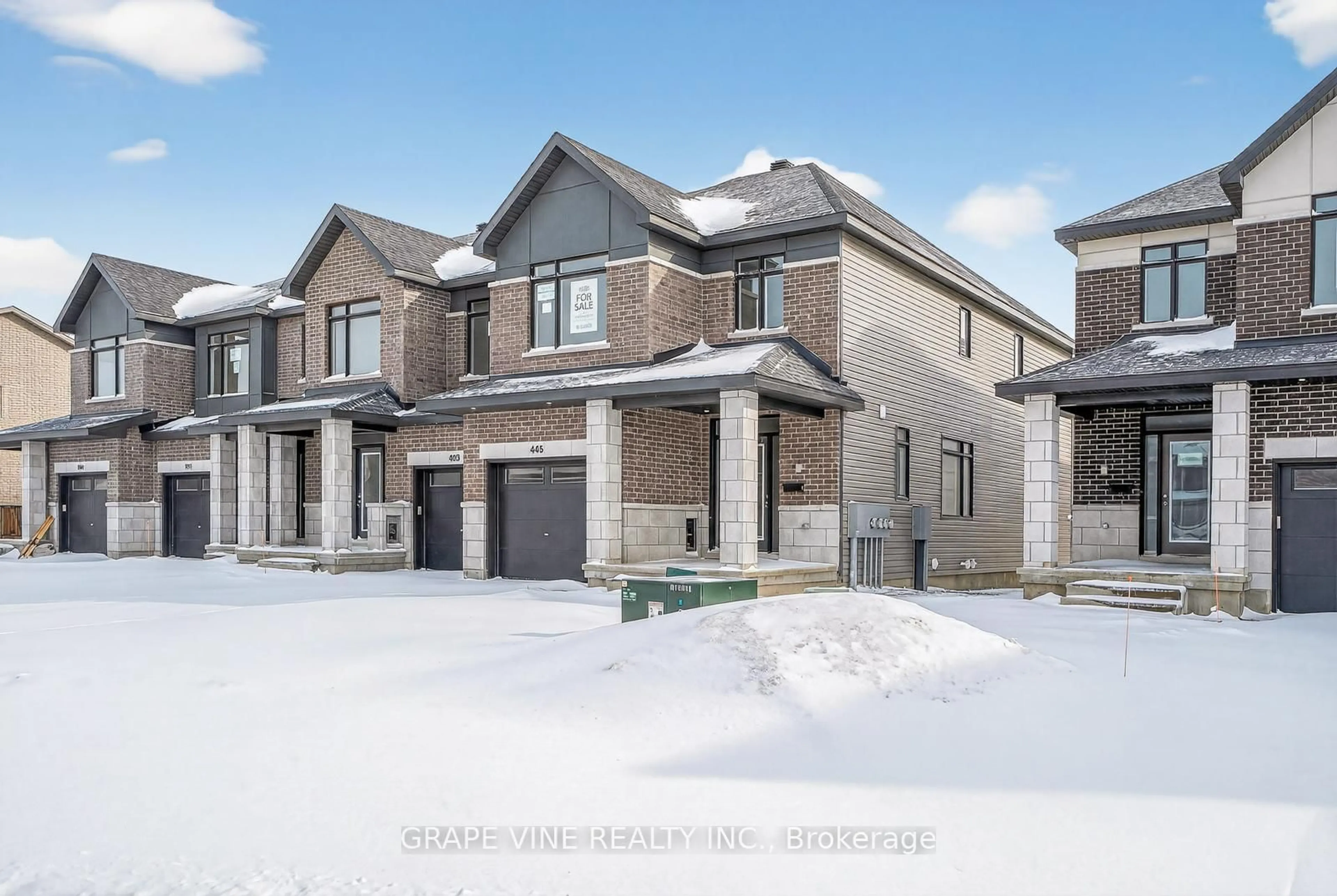 Home with brick exterior material, street for 445 Haresfield Crt, Ottawa Ontario K4M 0B6