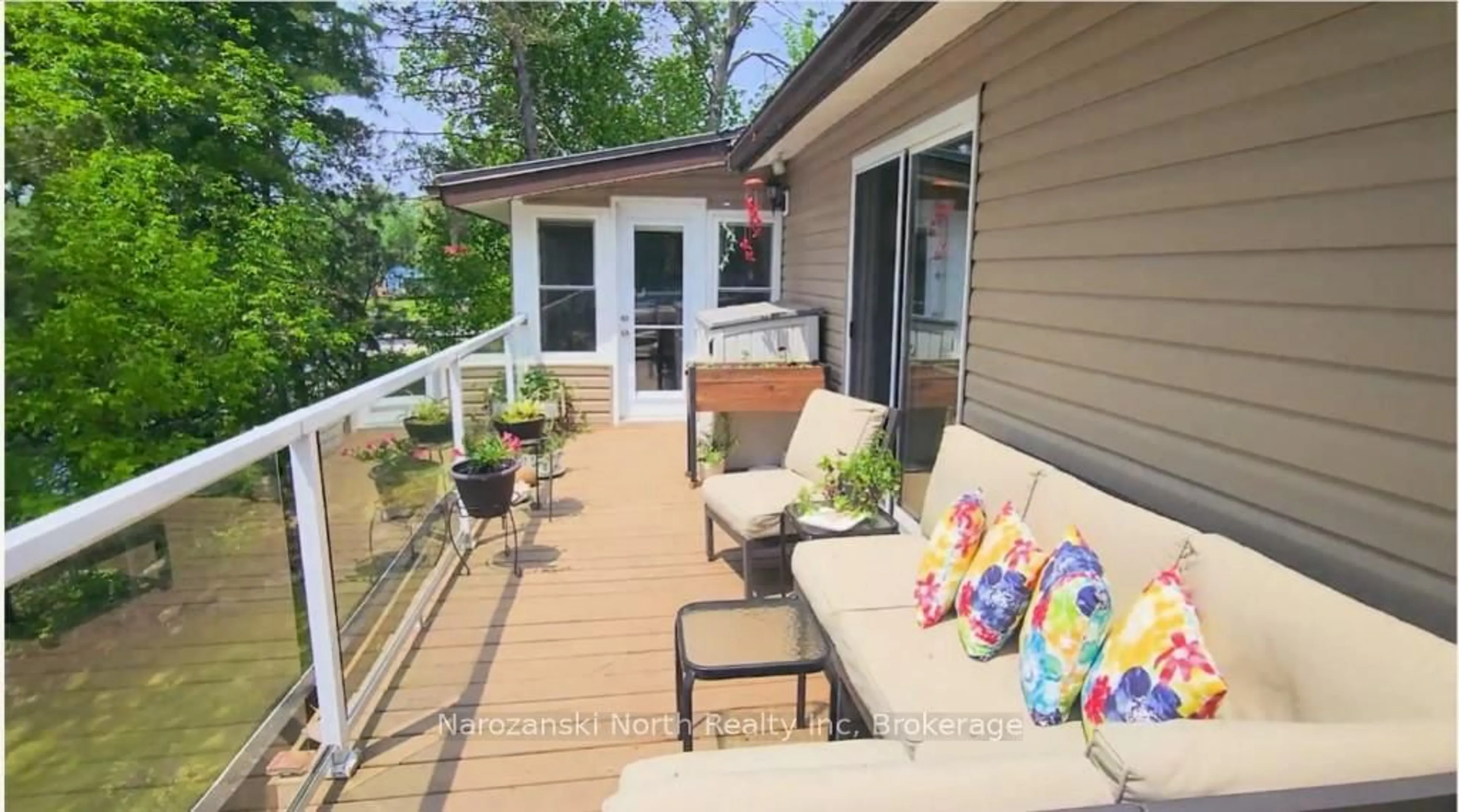 Patio, water/lake/river/ocean view for 1893 Musky Bay Rd, St. Charles Ontario P0M 2W0