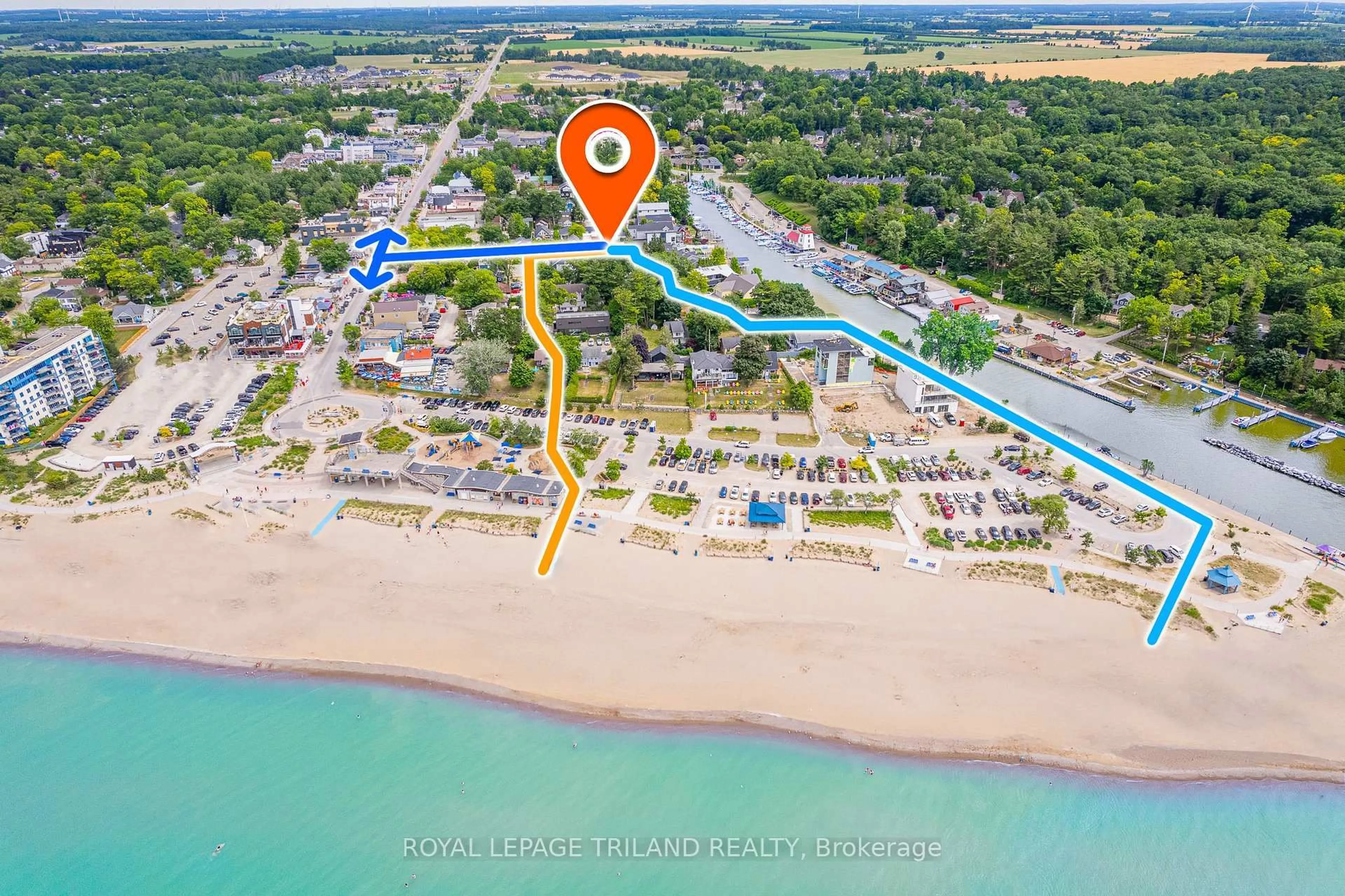 Picture of a map for 42 Lakeside Circ, Lambton Shores Ontario N0M 1T0