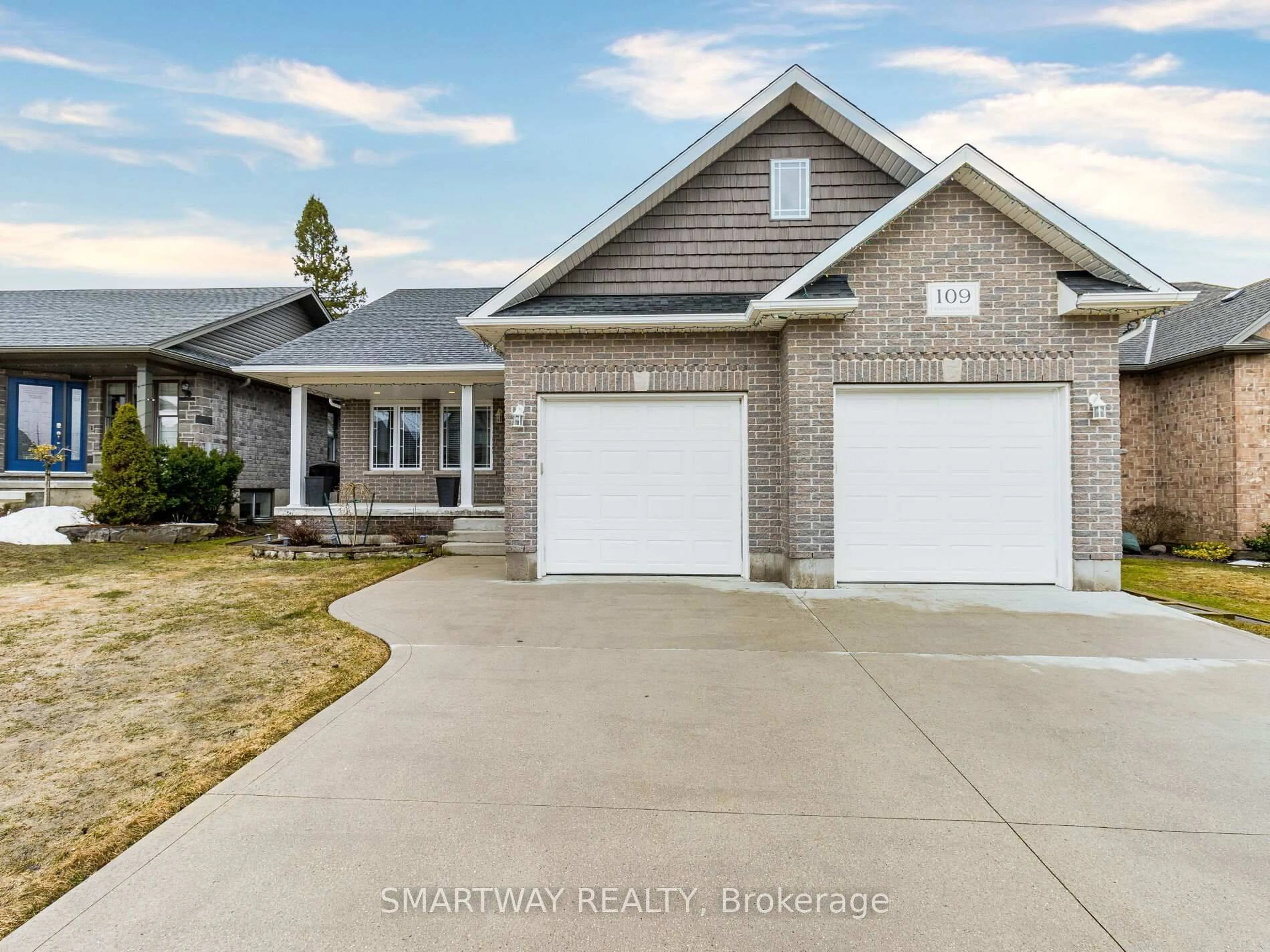 Home with brick exterior material, street for 109 Ruby's Cres, Wellington North Ontario N0G 2L2