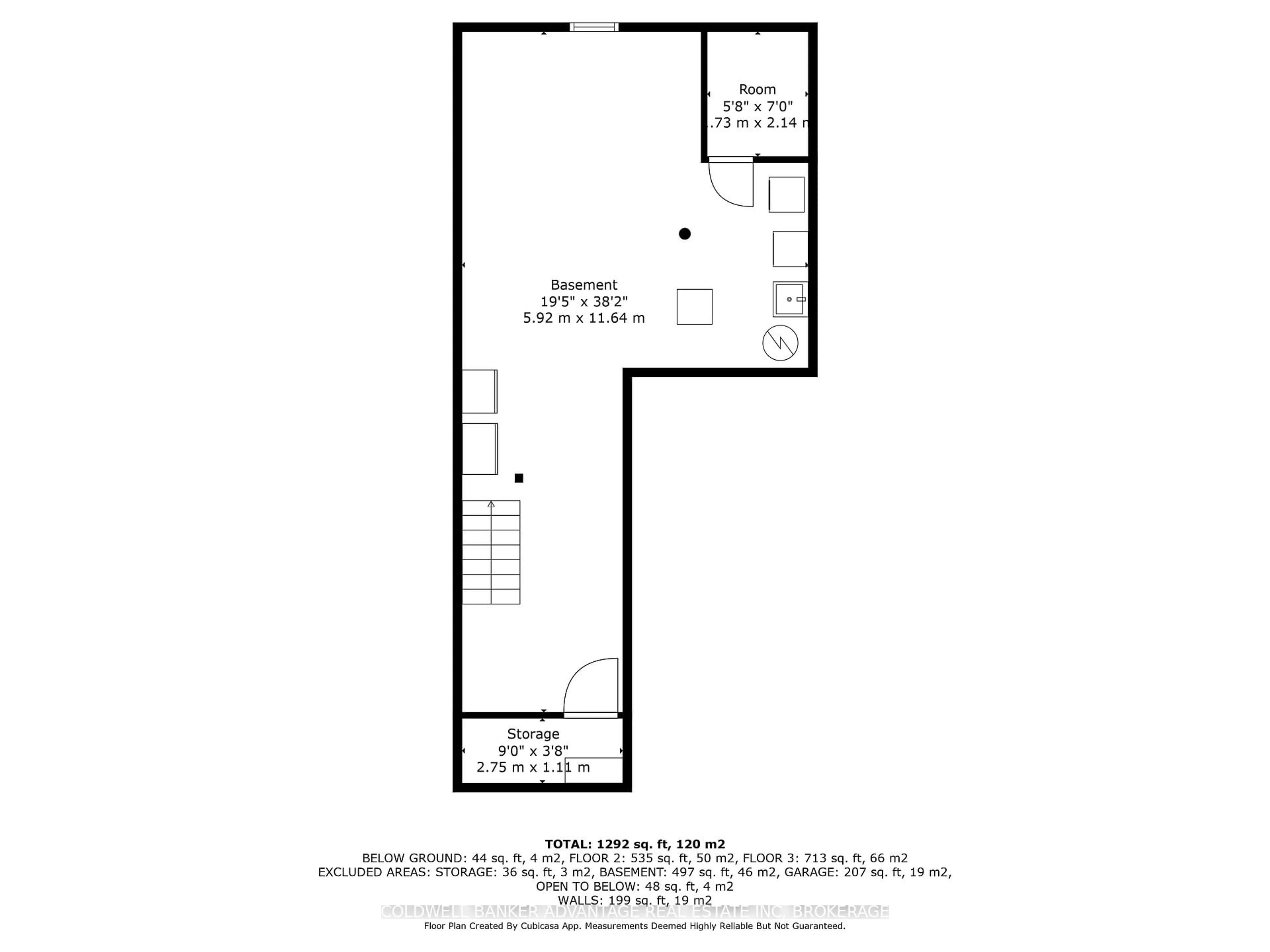 Floor plan for 800 Paramount Dr #2, Hamilton Ontario L8J 3V8