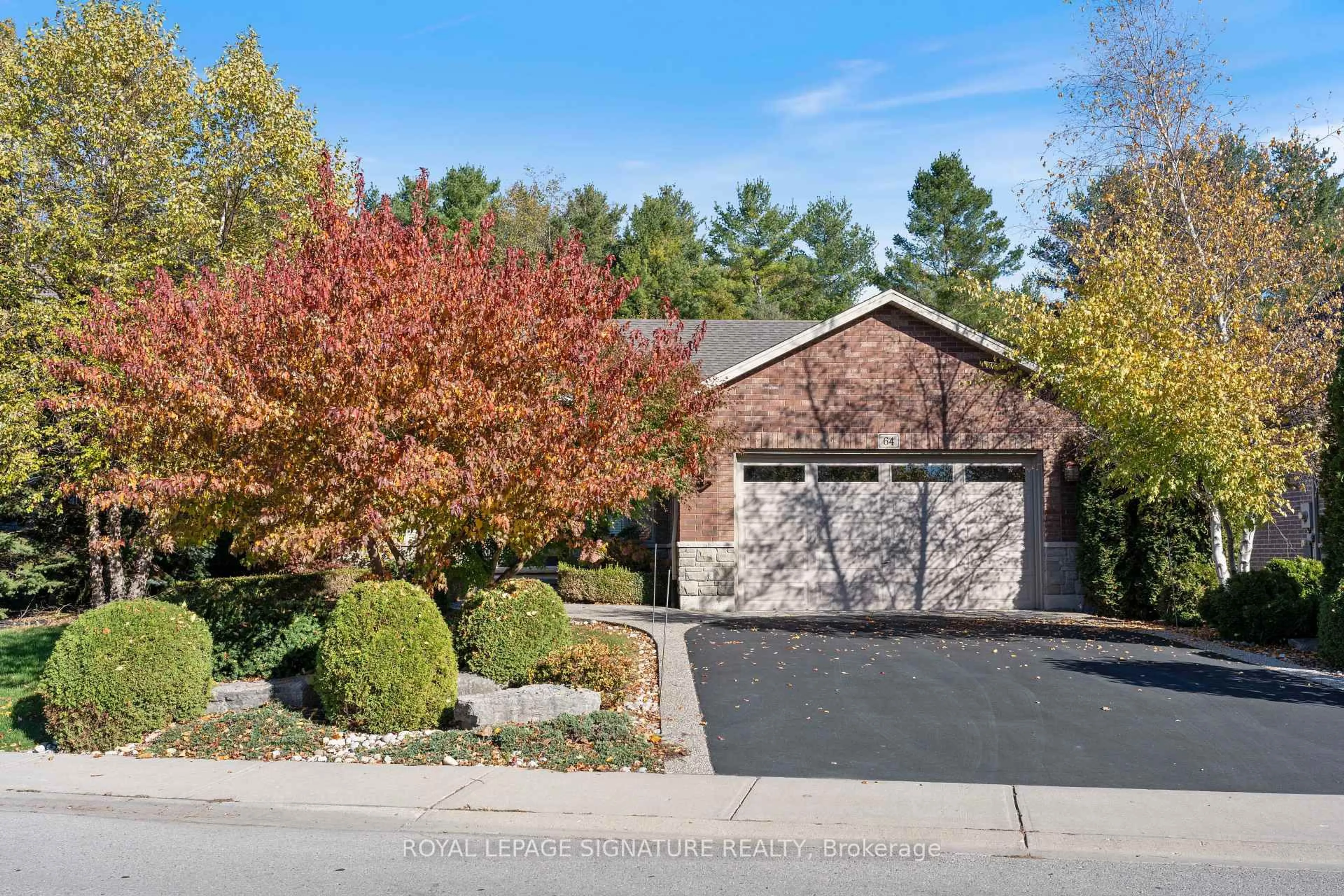 Home with brick exterior material, street for 64 Newport Lane, Norfolk Ontario N0A 1N7