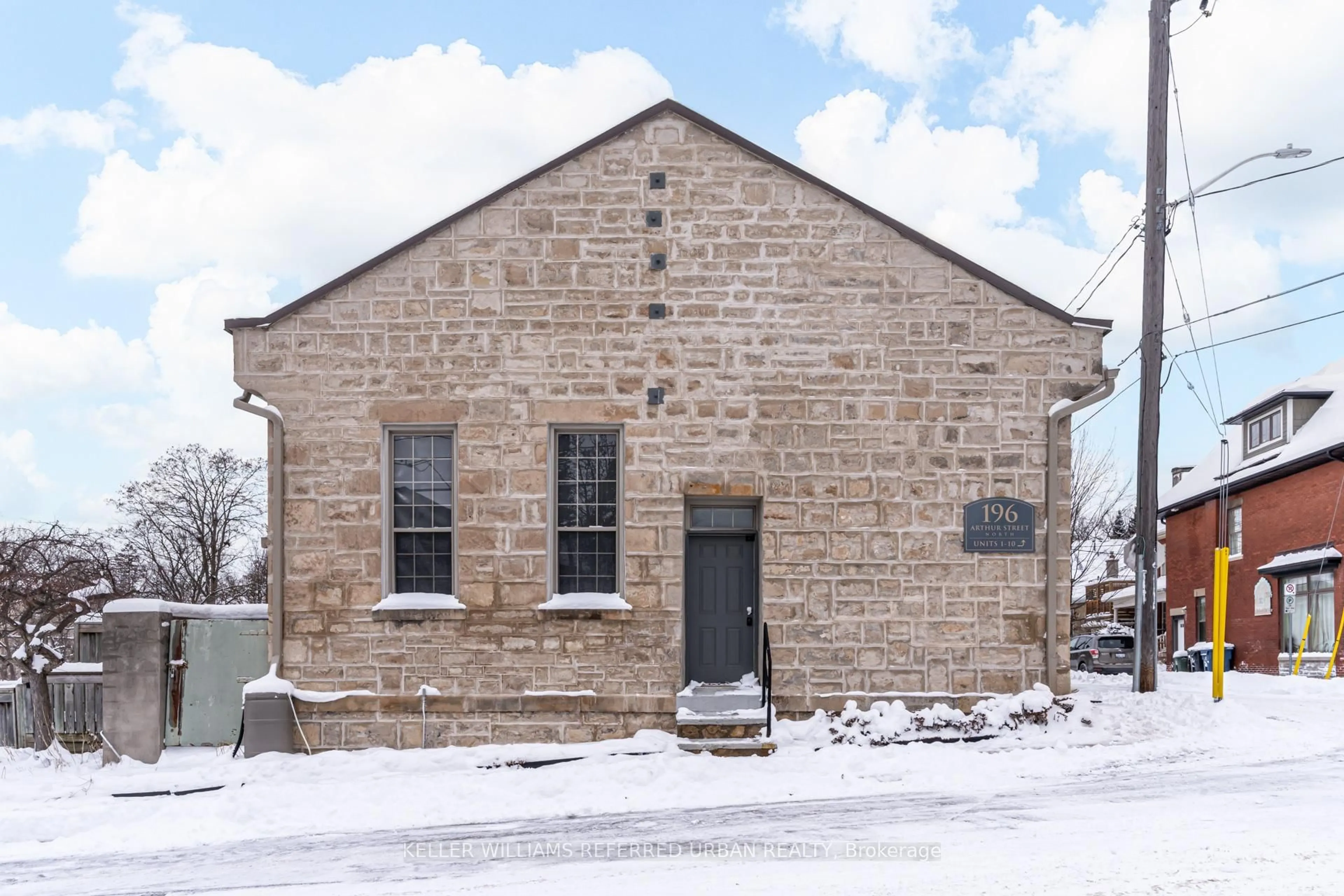 Home with brick exterior material, building for 196 ARTHUR St #1, Guelph Ontario N1E 4V8