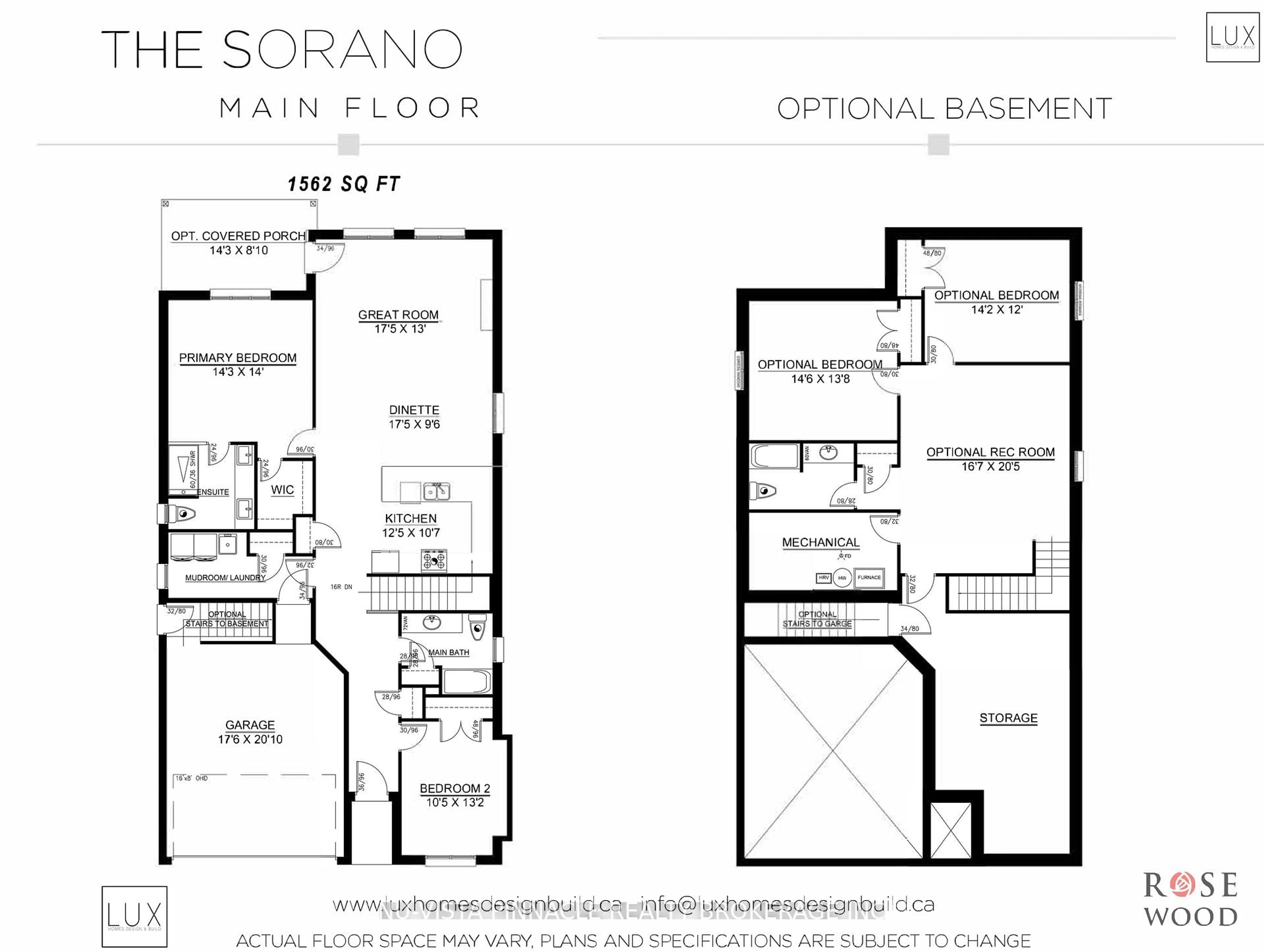 Floor plan for 4383 GREEN Bend, London South Ontario N6P 0K9