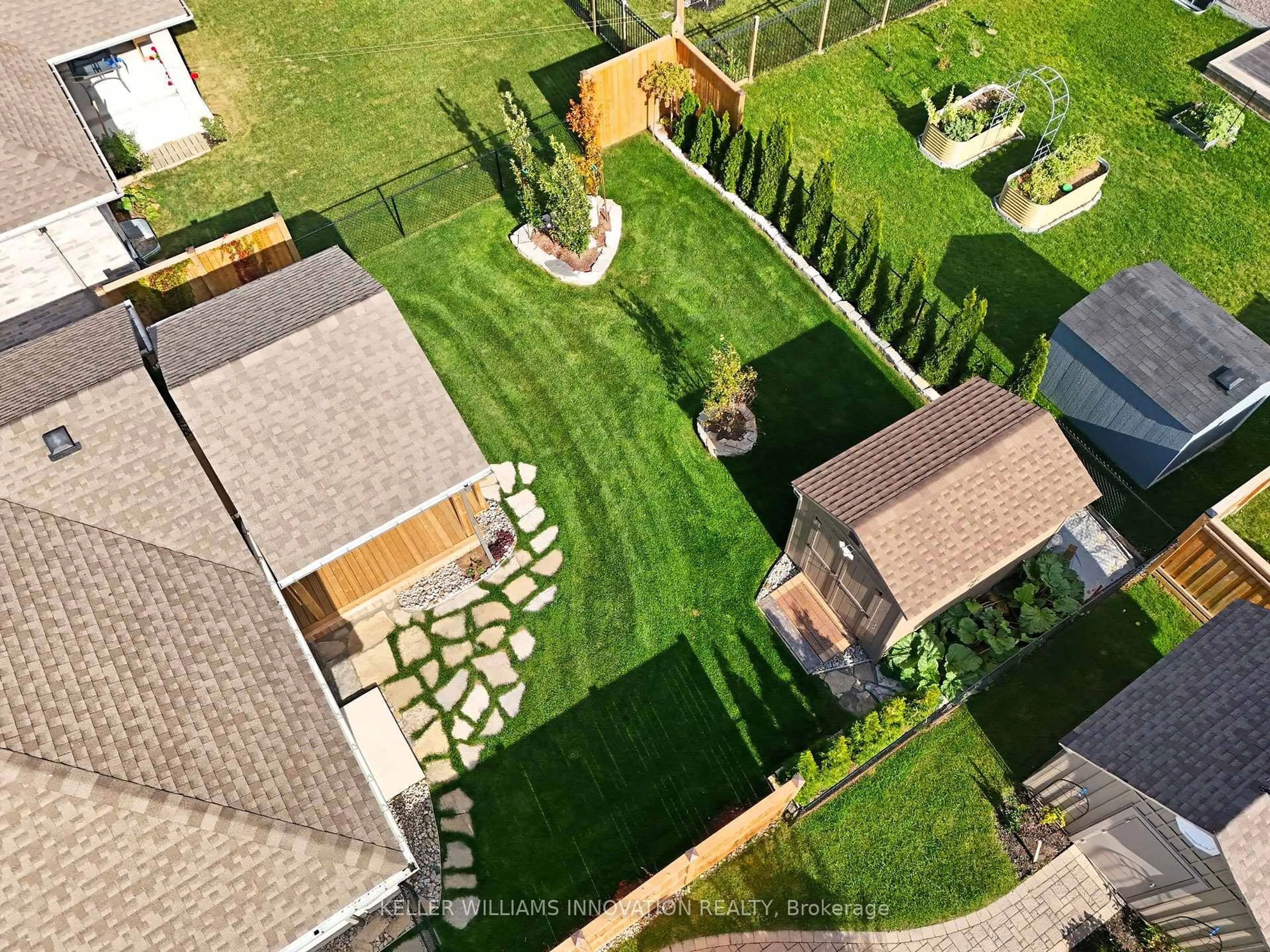 A pic from outside/outdoor area/front of a property/back of a property/a pic from drone, street for 16 Forbes Cres, North Perth Ontario N4W 0B3