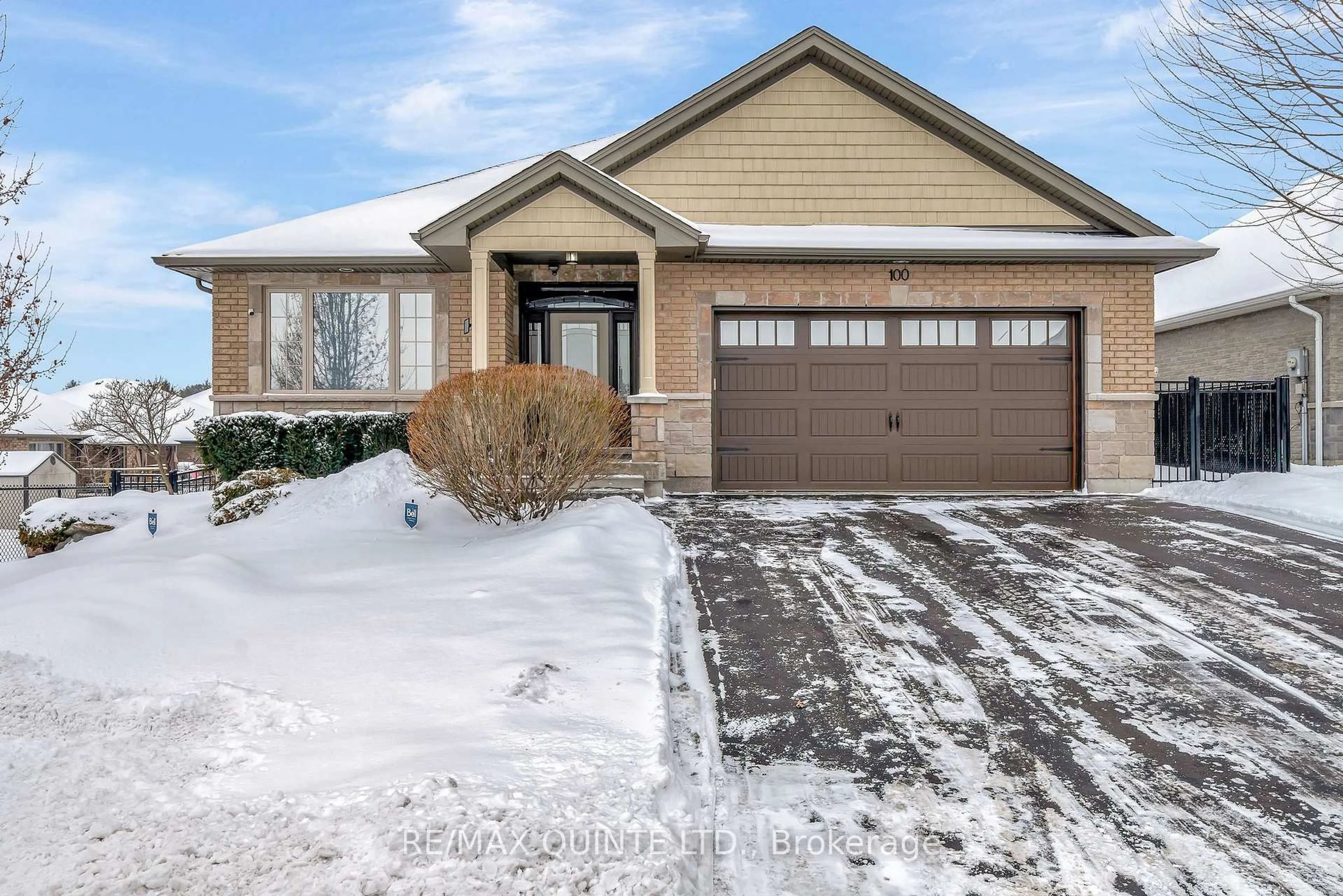 Home with brick exterior material, street for 100 Pinnacle St, Brighton Ontario K0K 1H0