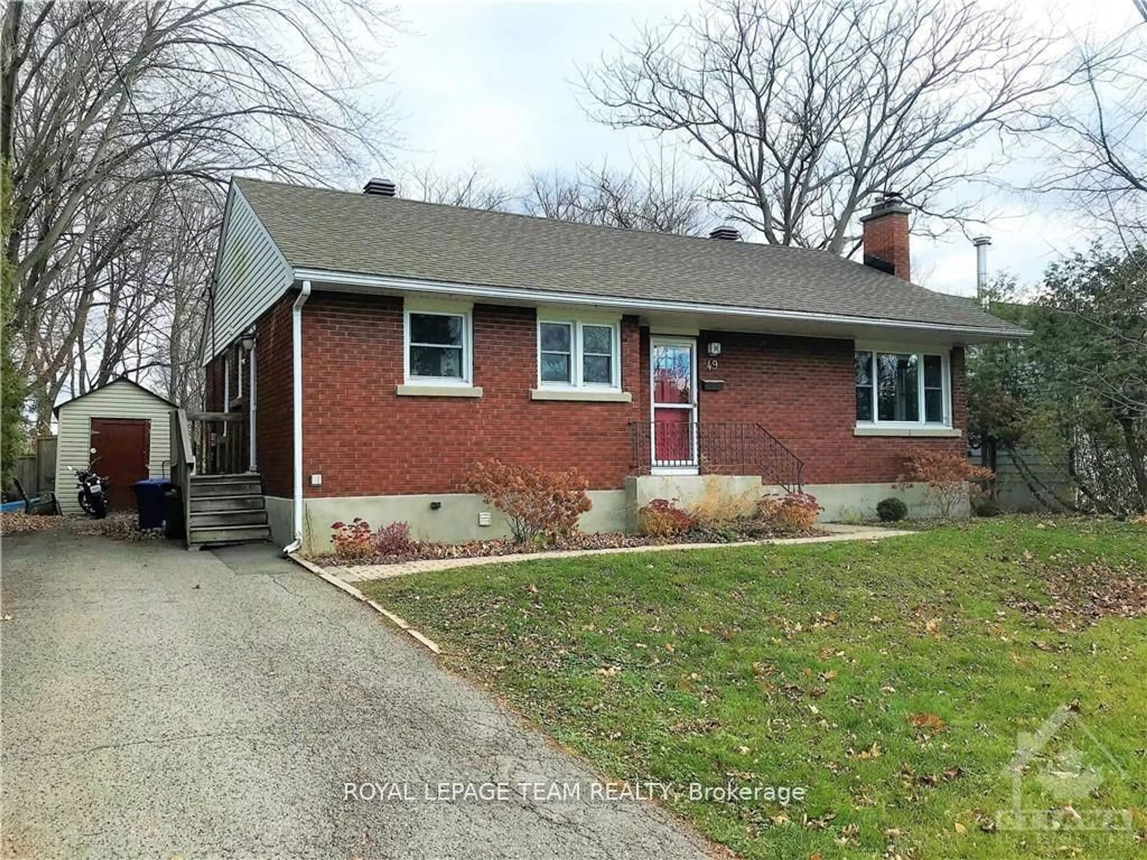 Home with brick exterior material, street for 49 Crownhill St, Ottawa Ontario K1J 7K5