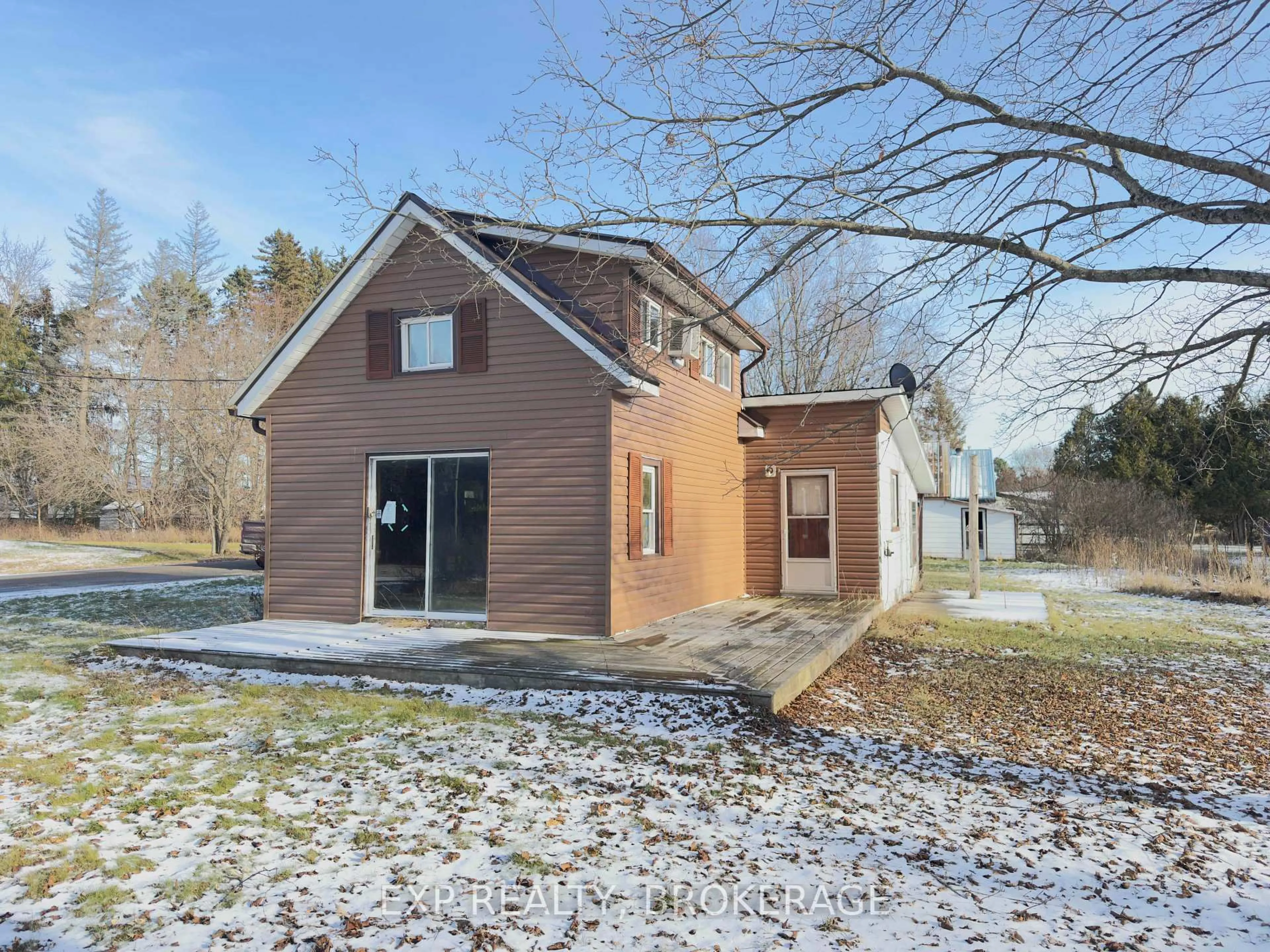 Home with brick exterior material, street for 10 Jones St, Kaladar Ontario K0H 1P0