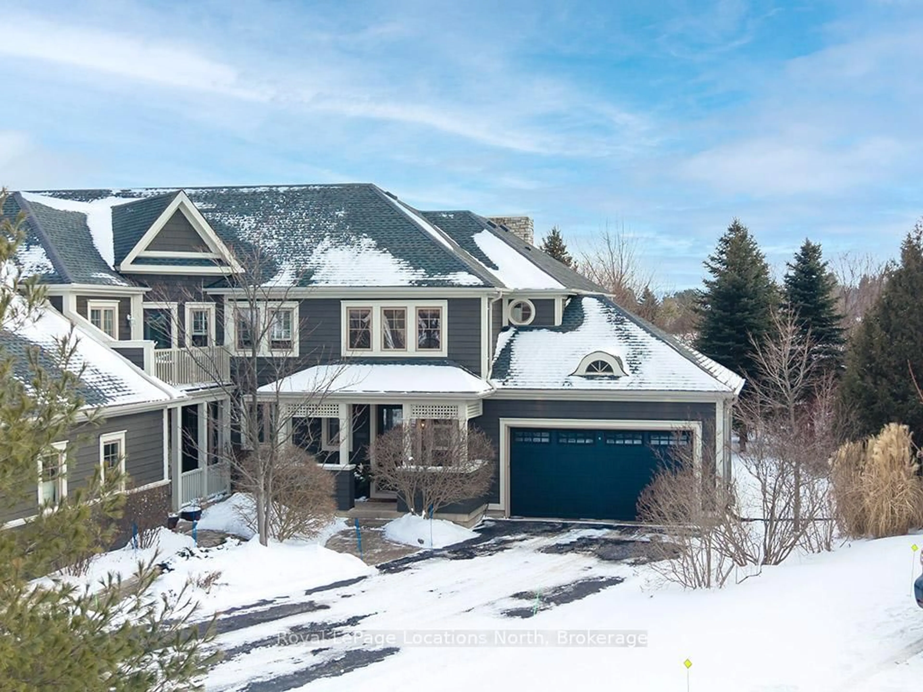 A pic from outside/outdoor area/front of a property/back of a property/a pic from drone, street for 108 Landry Lane #1, Blue Mountains Ontario N0H 2P0