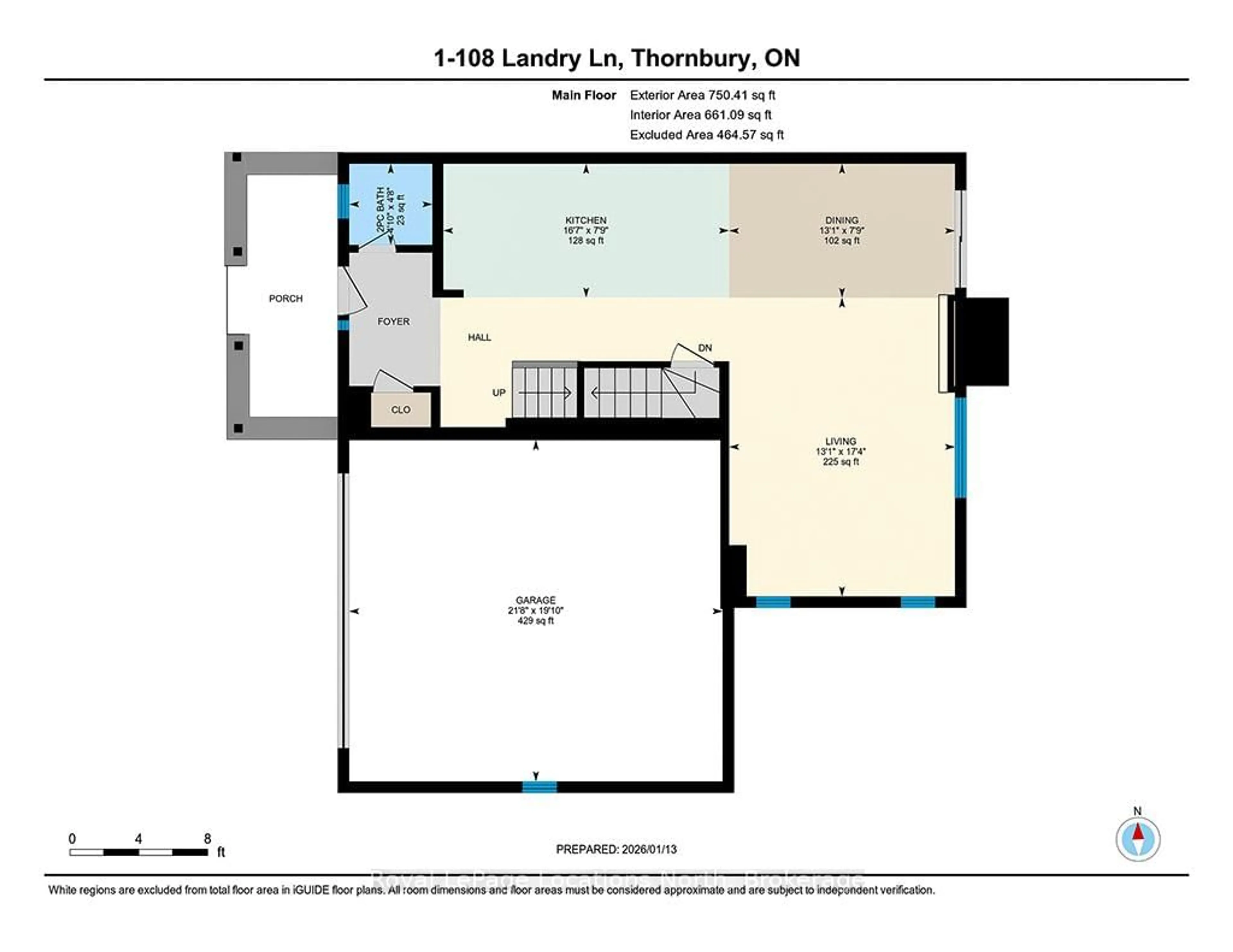 Floor plan for 108 Landry Lane #1, Blue Mountains Ontario N0H 2P0