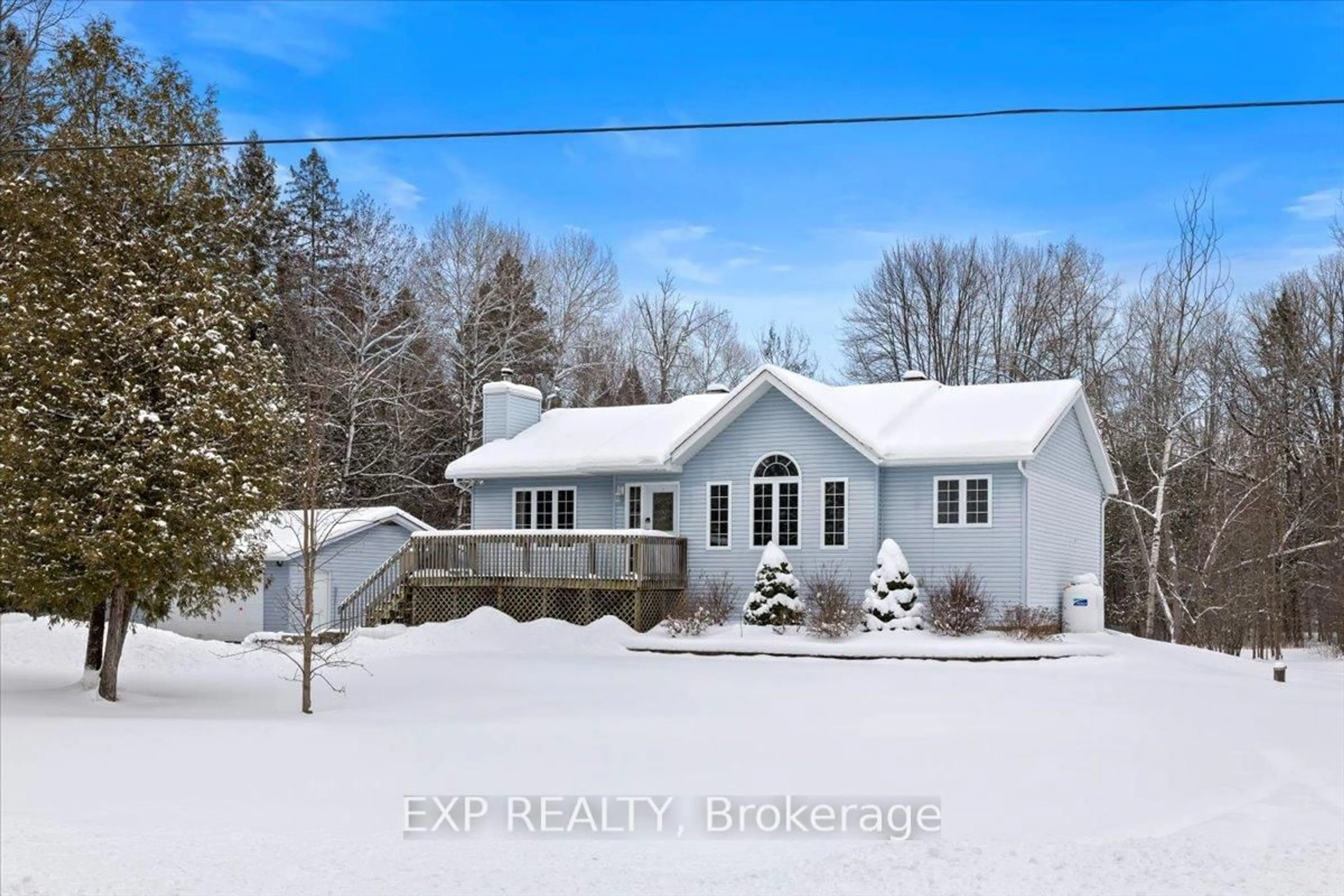 A pic from outside/outdoor area/front of a property/back of a property/a pic from drone, street for 1493 Drummond Conc 6B Concession, Perth Ontario K7H 3C8