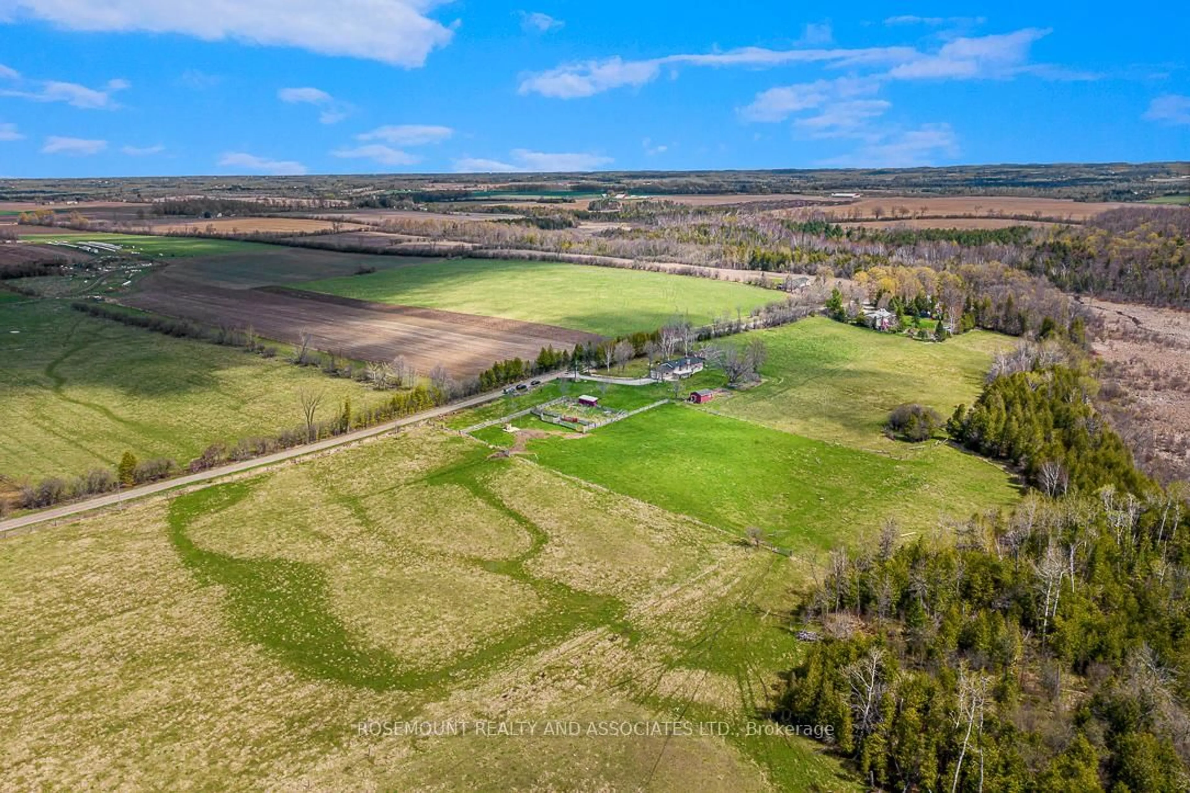 A pic from outside/outdoor area/front of a property/back of a property/a pic from drone, unknown for 36 Sugar Bush Rd, Kawartha Lakes Ontario L0B 1L0