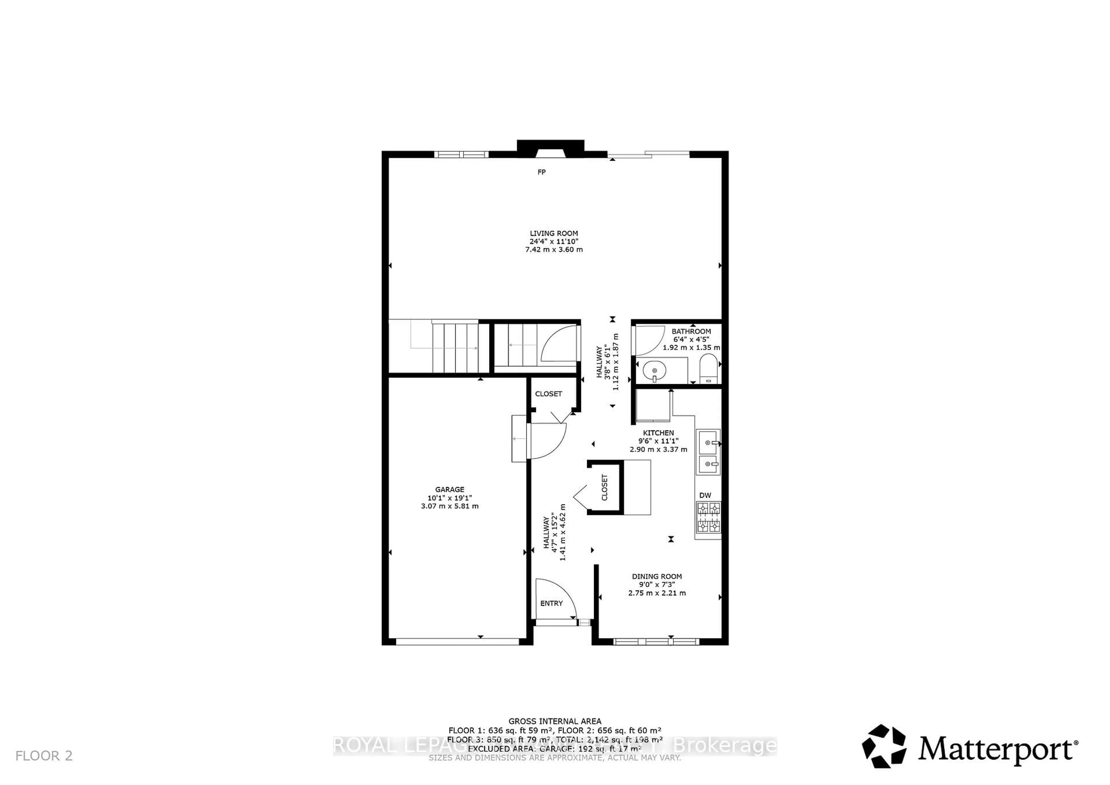 Floor plan for 189 Homestead Cres #8, London North Ontario N6G 2E6