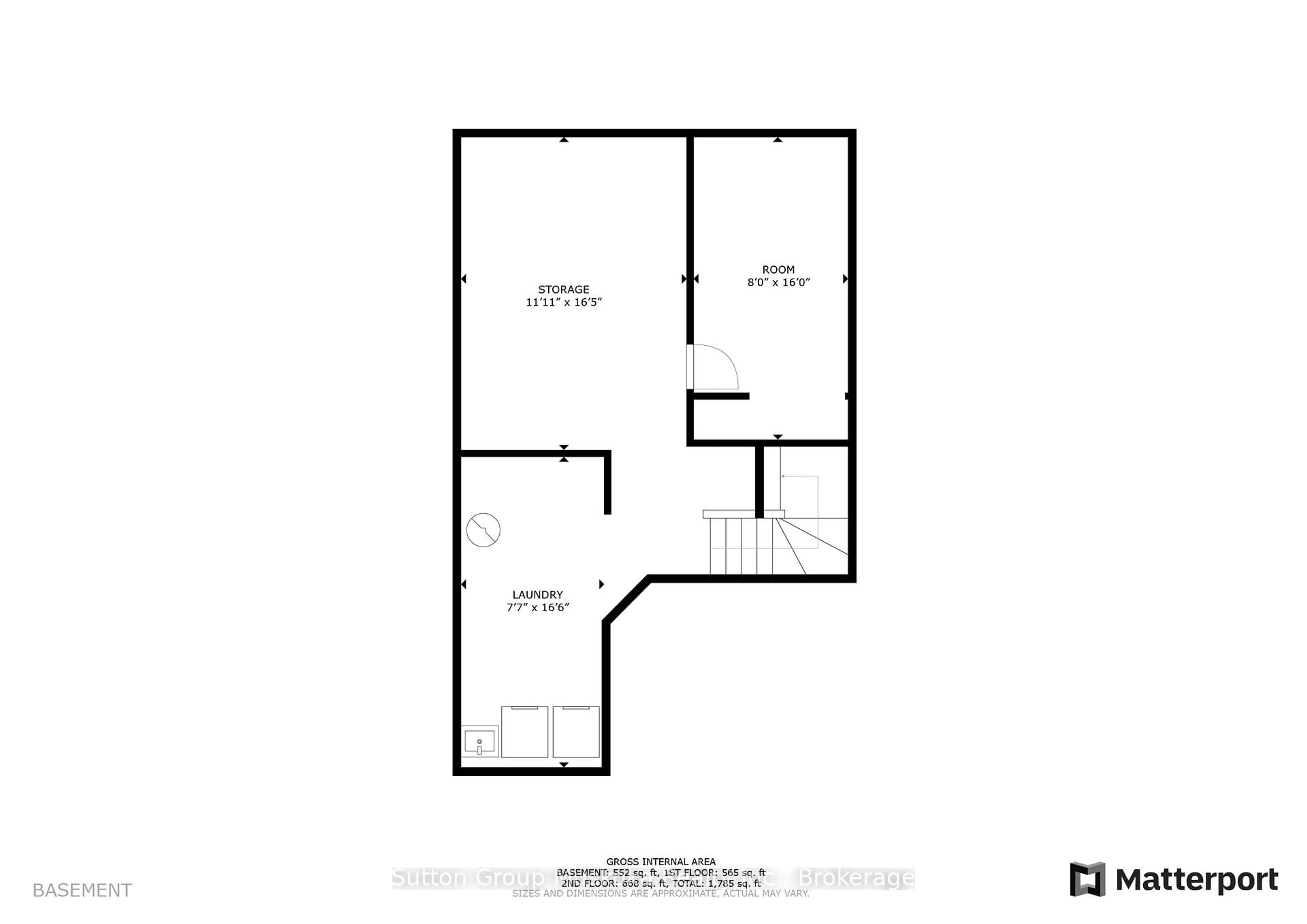 Floor plan for 20 Dairy Lane #B1, Huntsville Ontario P1H 2L1