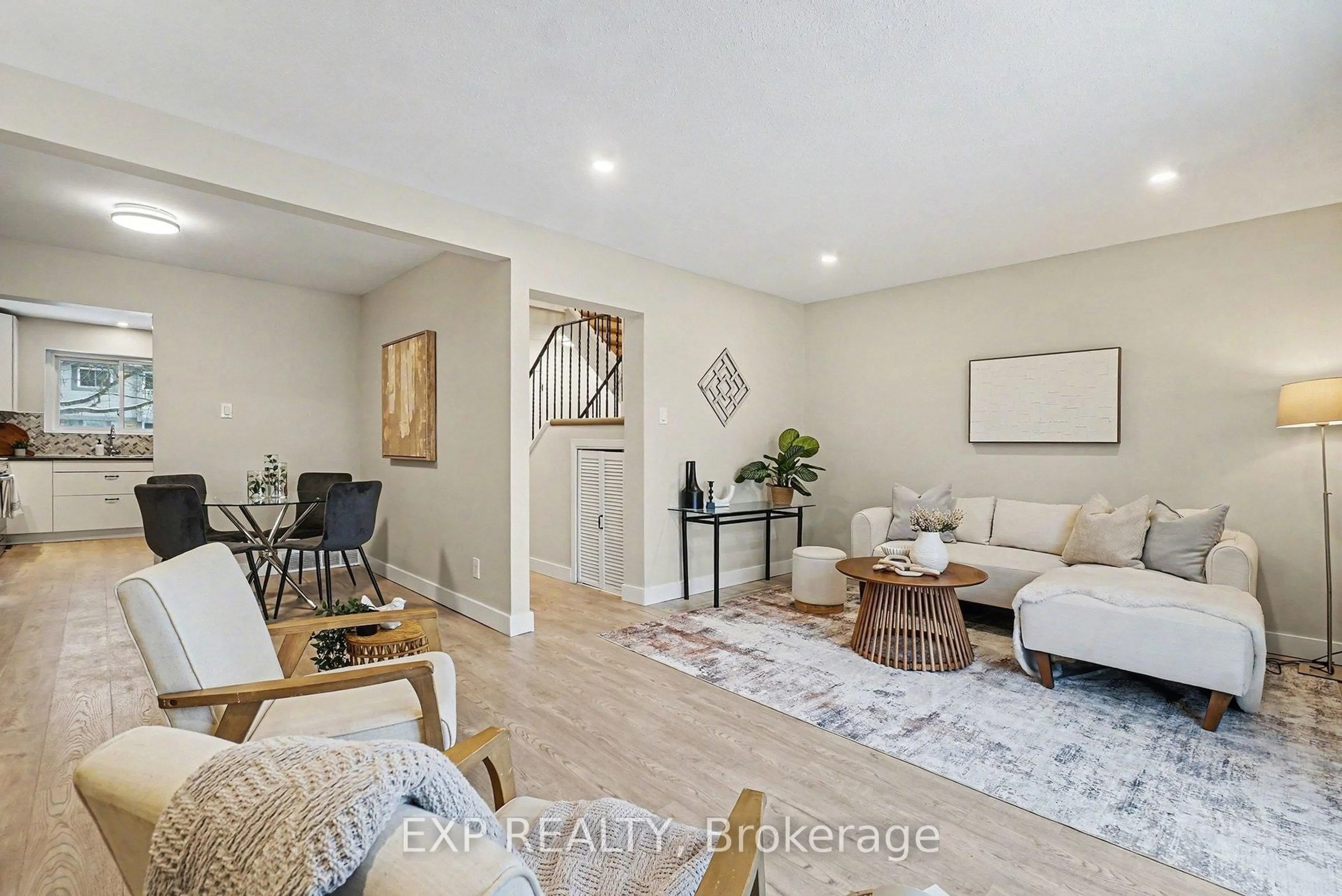 Living room with furniture, unknown for 2336 Orient Park Dr #61, Ottawa Ontario K2V 0J2