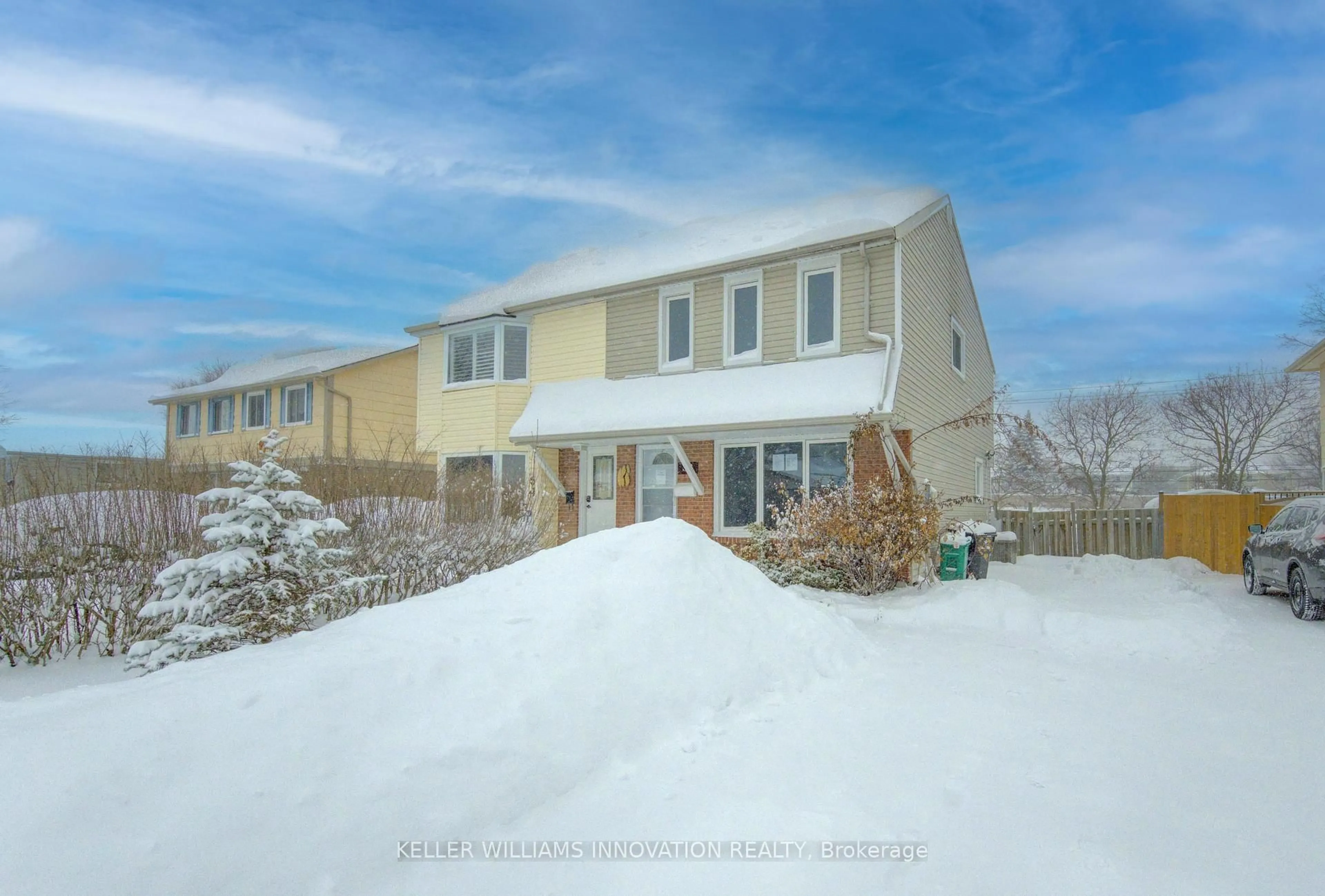 A pic from outside/outdoor area/front of a property/back of a property/a pic from drone, unknown for 52 Monteagle Cres, Kitchener Ontario N2N 1N1