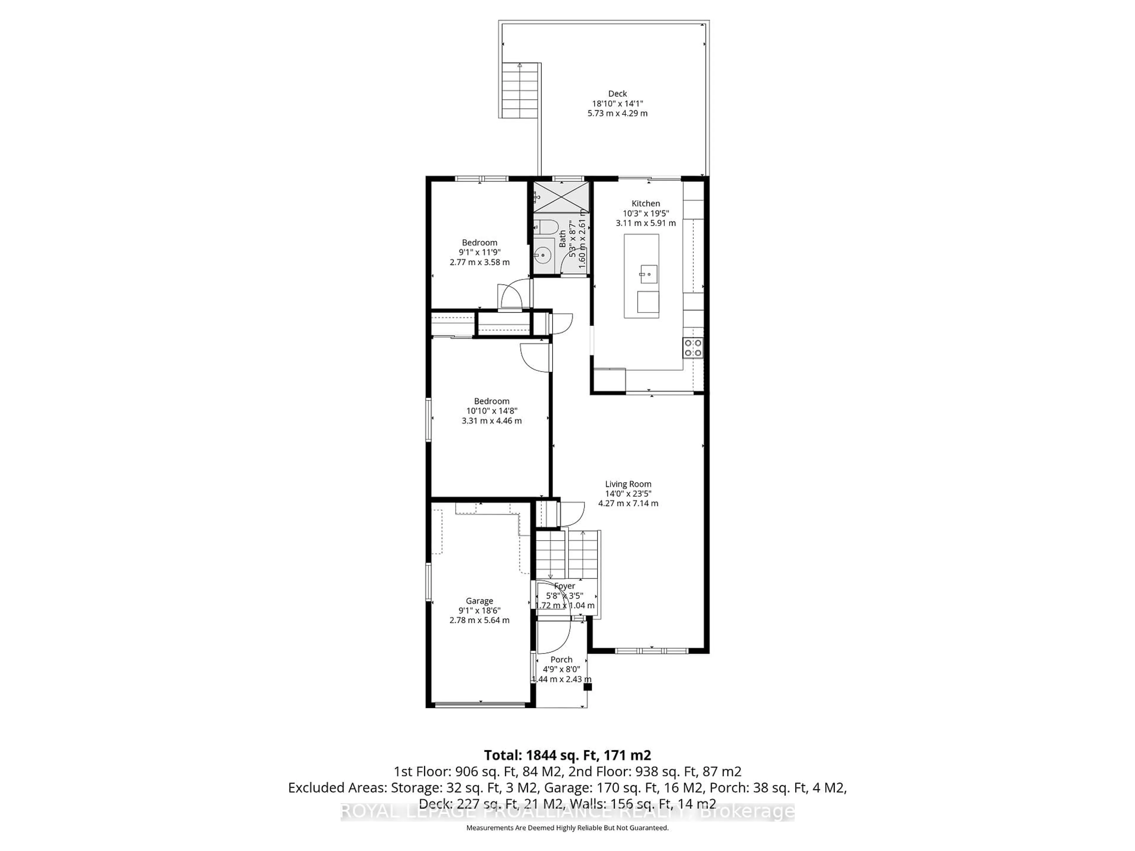 Floor plan for 526 Wilson Rd, Cobourg Ontario K9A 5P7