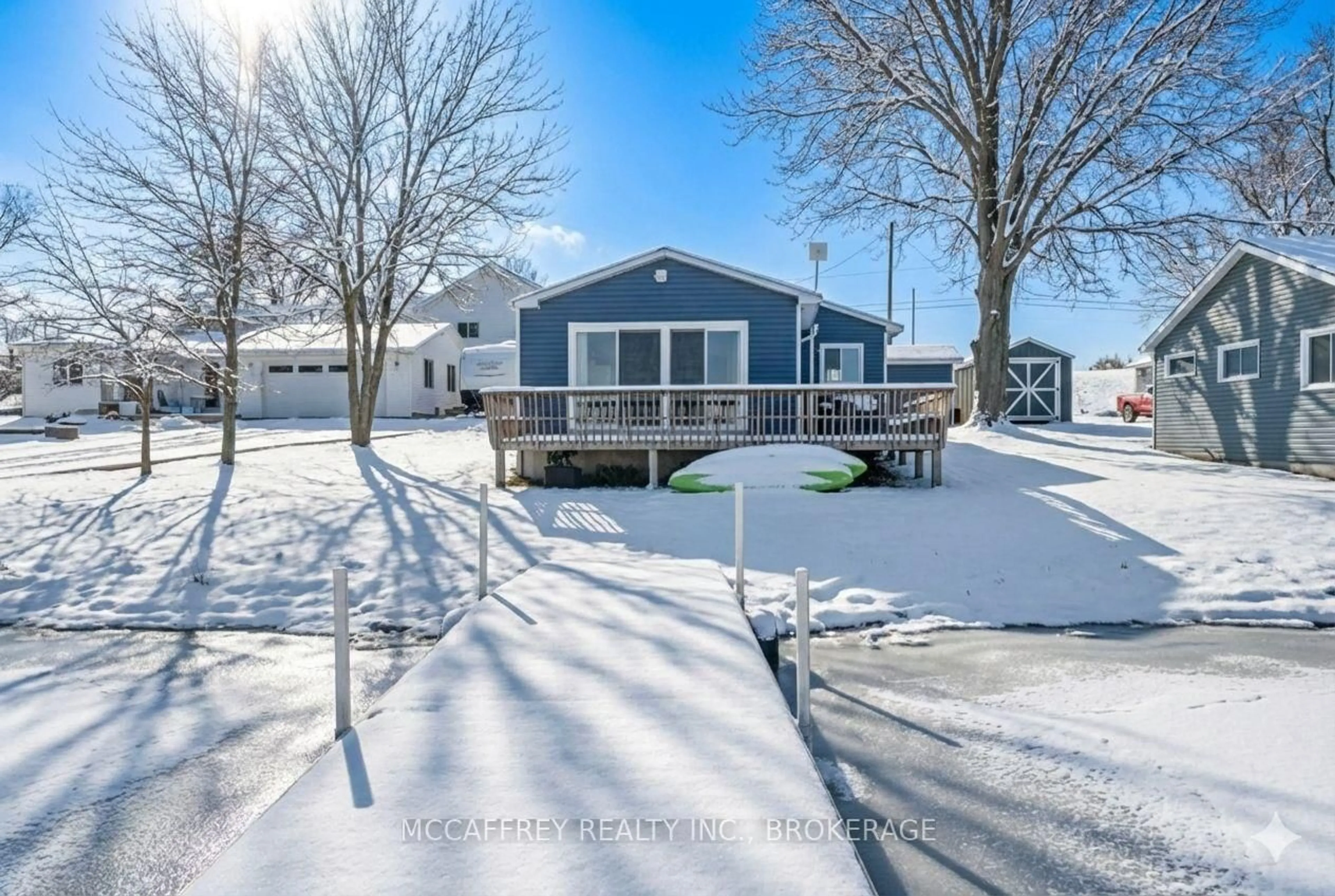 A pic from outside/outdoor area/front of a property/back of a property/a pic from drone, water/lake/river/ocean view for 2161C County Rd 9, Greater Napanee Ontario K7R 0E5