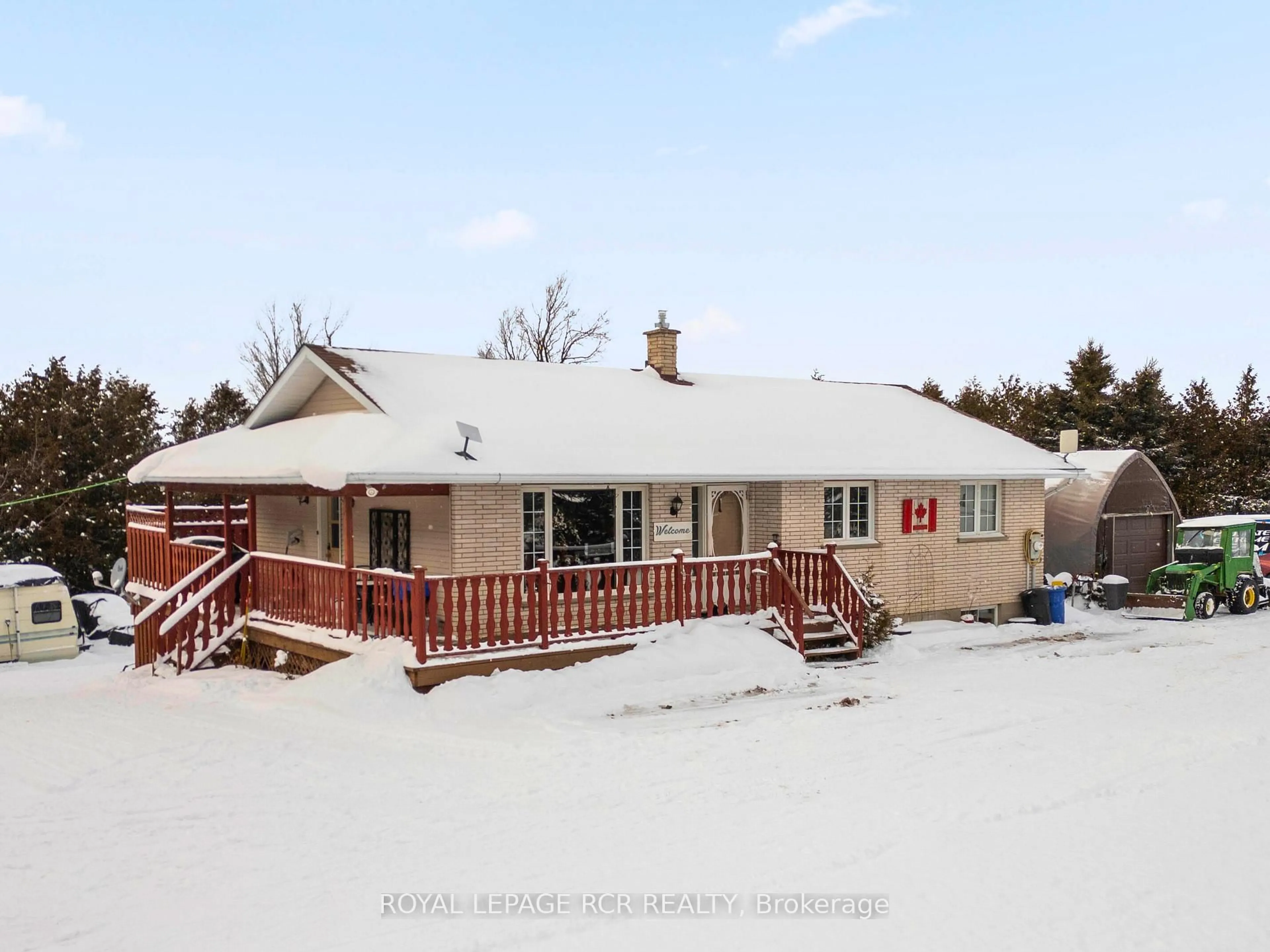 A pic from outside/outdoor area/front of a property/back of a property/a pic from drone, street for 437090 4th Line, Melancthon Ontario L9V 1S7