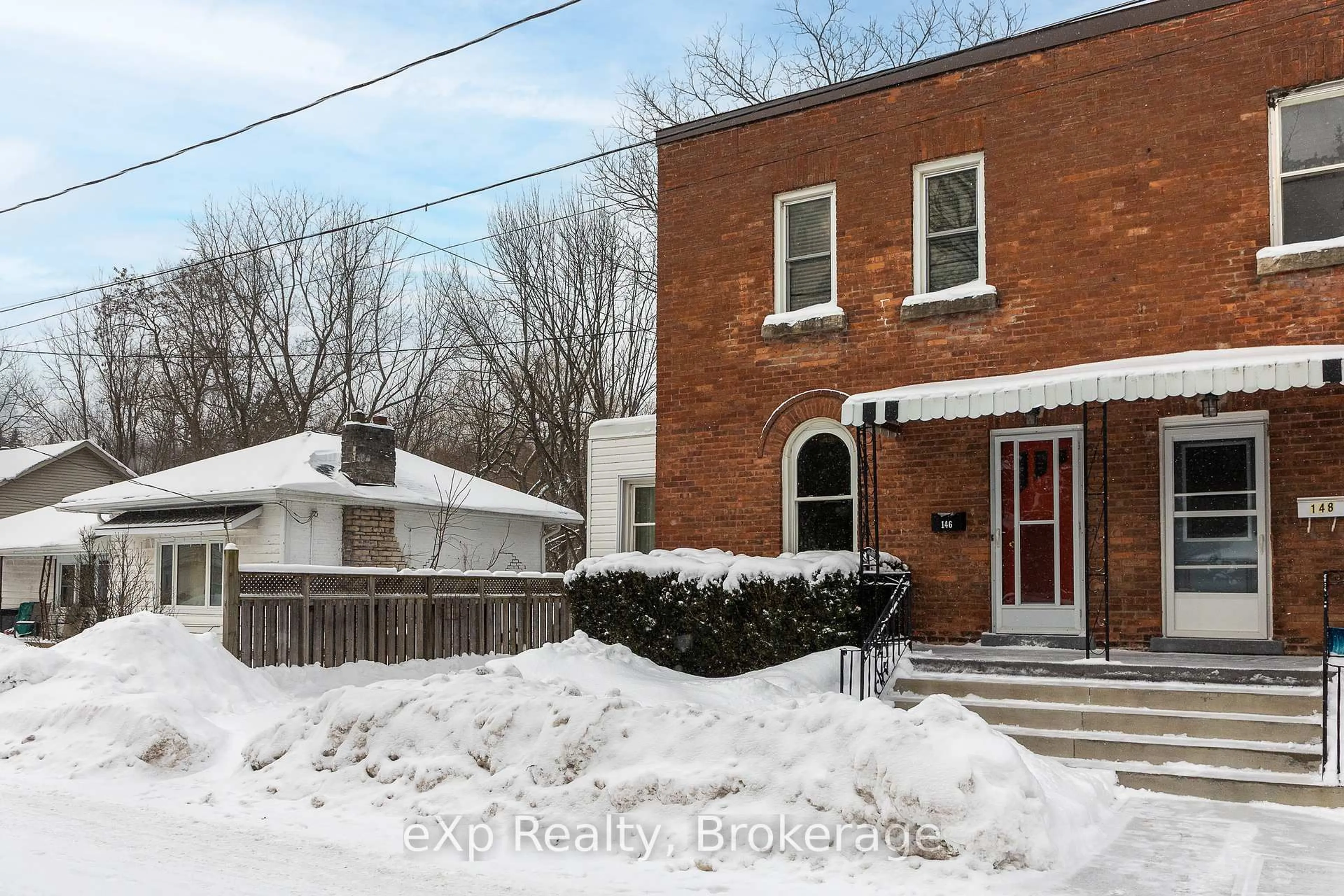 Home with brick exterior material, street for 146 5th A St, Owen Sound Ontario N4K 1E6