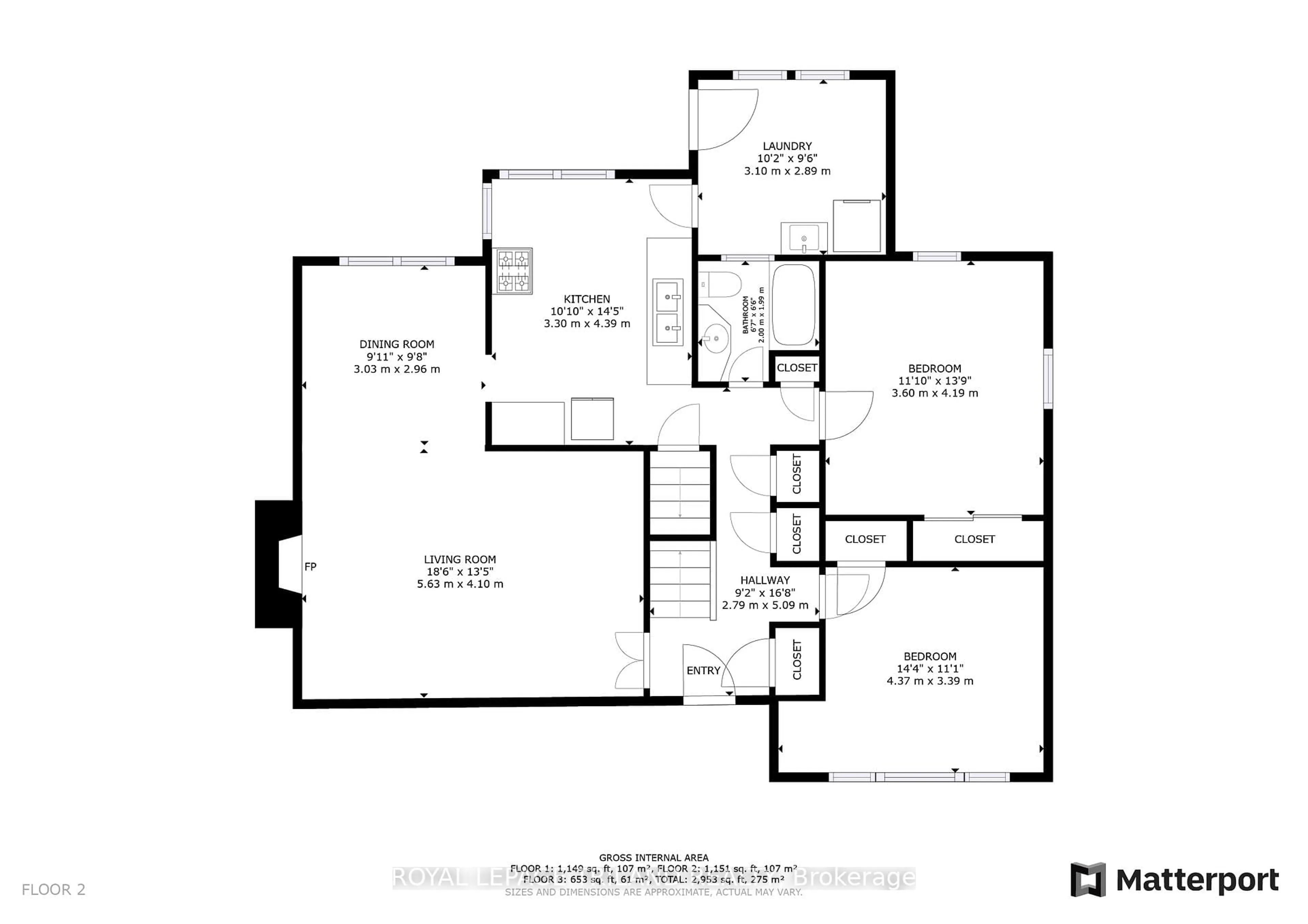 Floor plan for 1631 Kathryn Dr, London North Ontario N6G 2R7