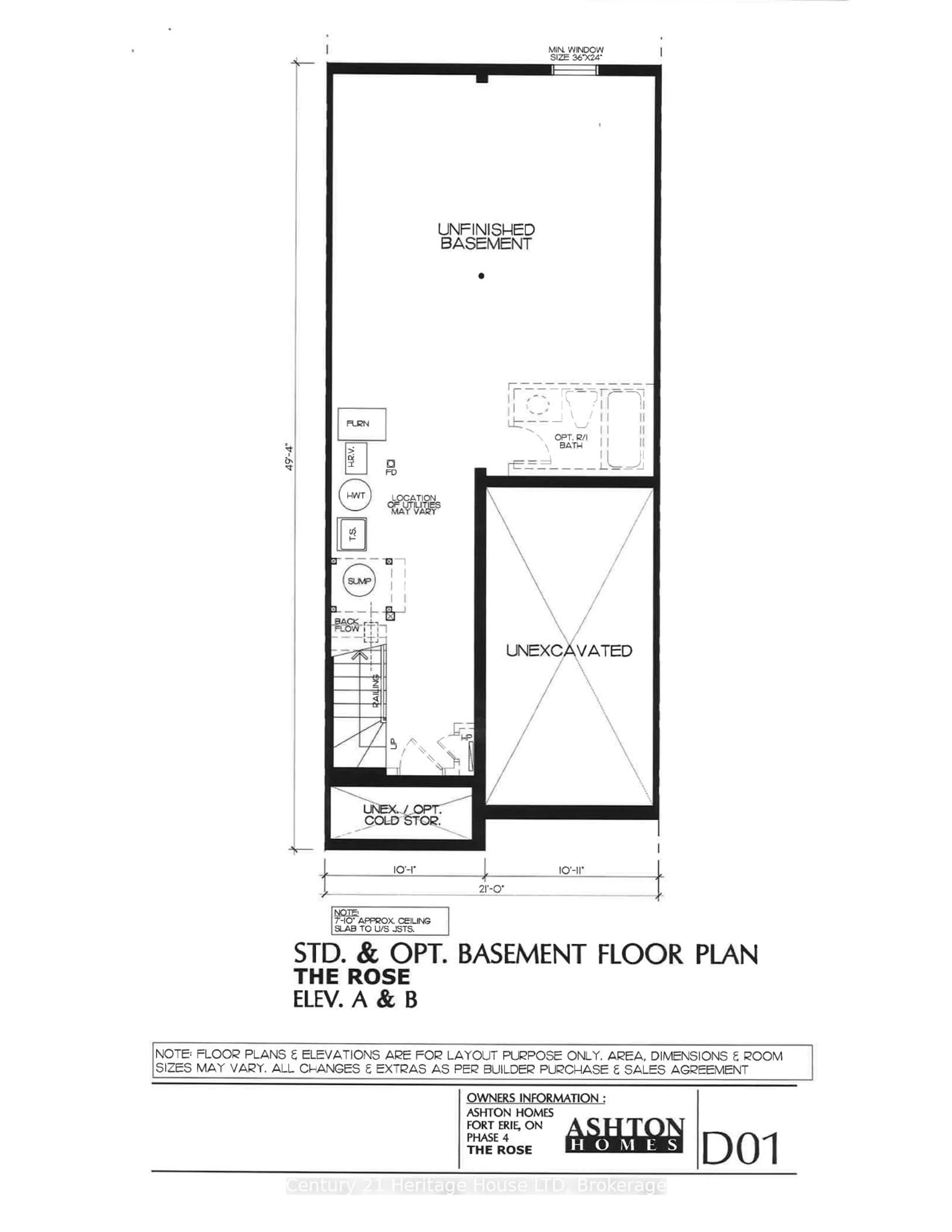 Floor plan for 801 Burwell St, Fort Erie Ontario L2A 0E3