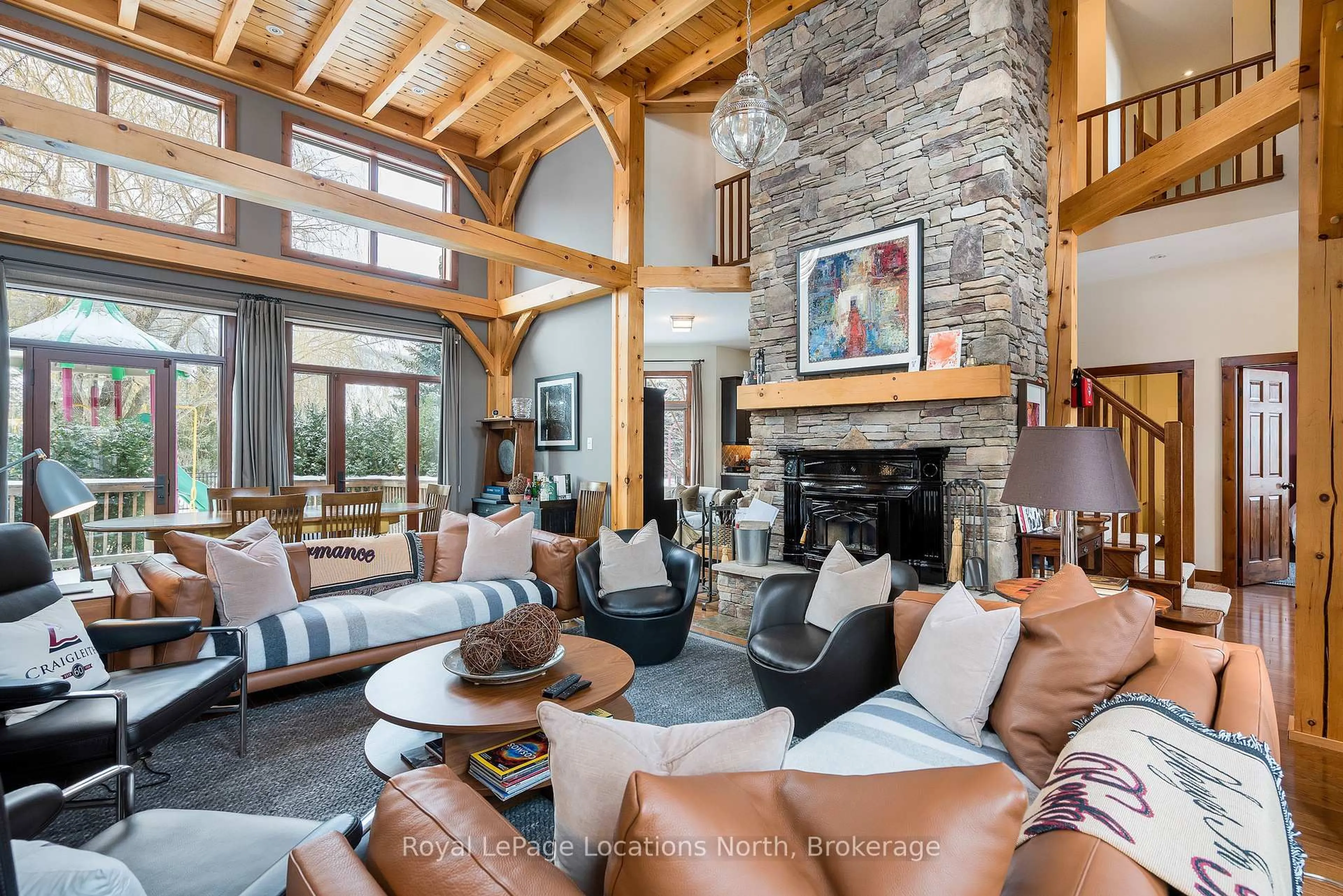 Living room with furniture, unknown for 143 National Dr, Blue Mountains Ontario L9Y 0B7