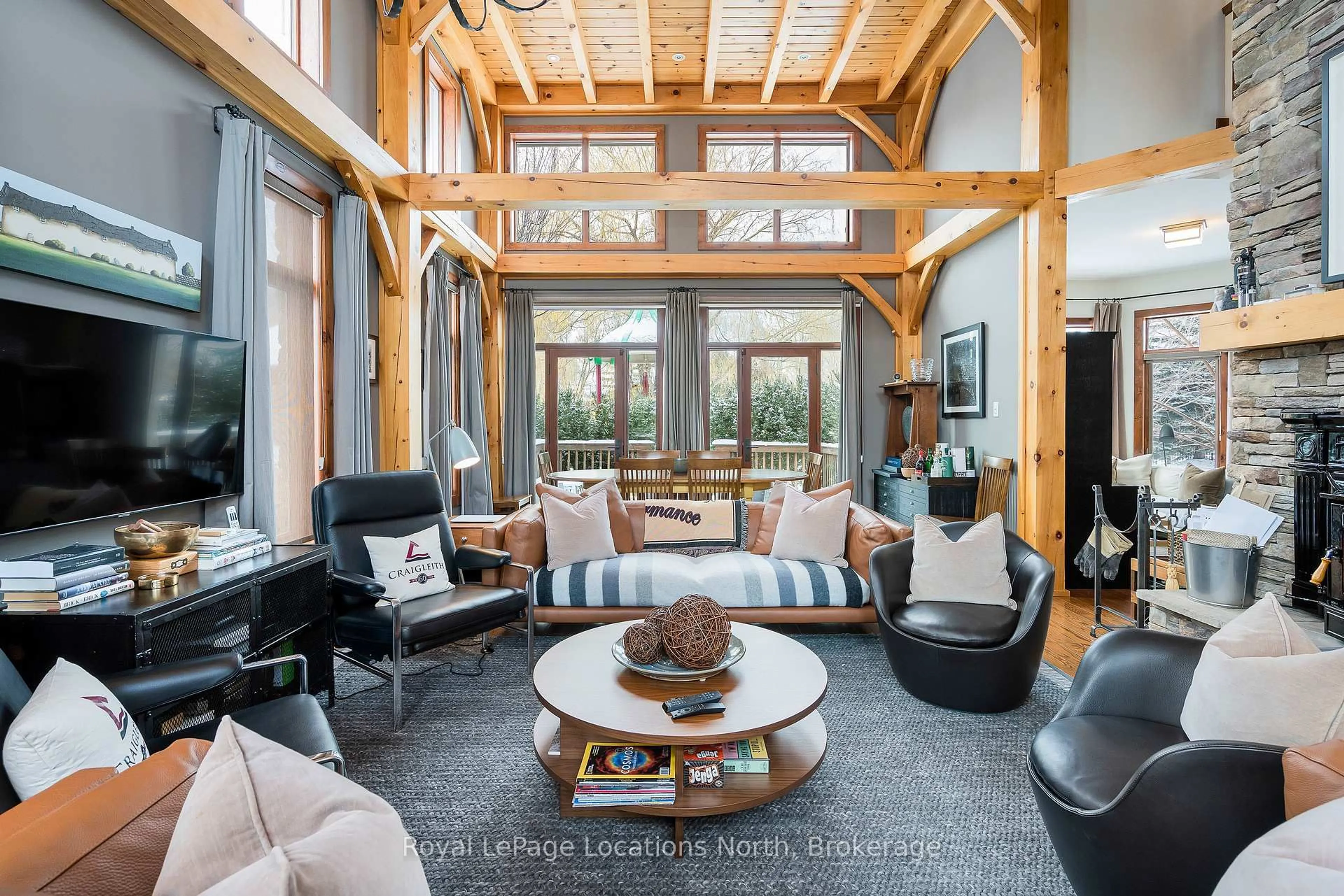 Living room with furniture, unknown for 143 National Dr, Blue Mountains Ontario L9Y 0B7