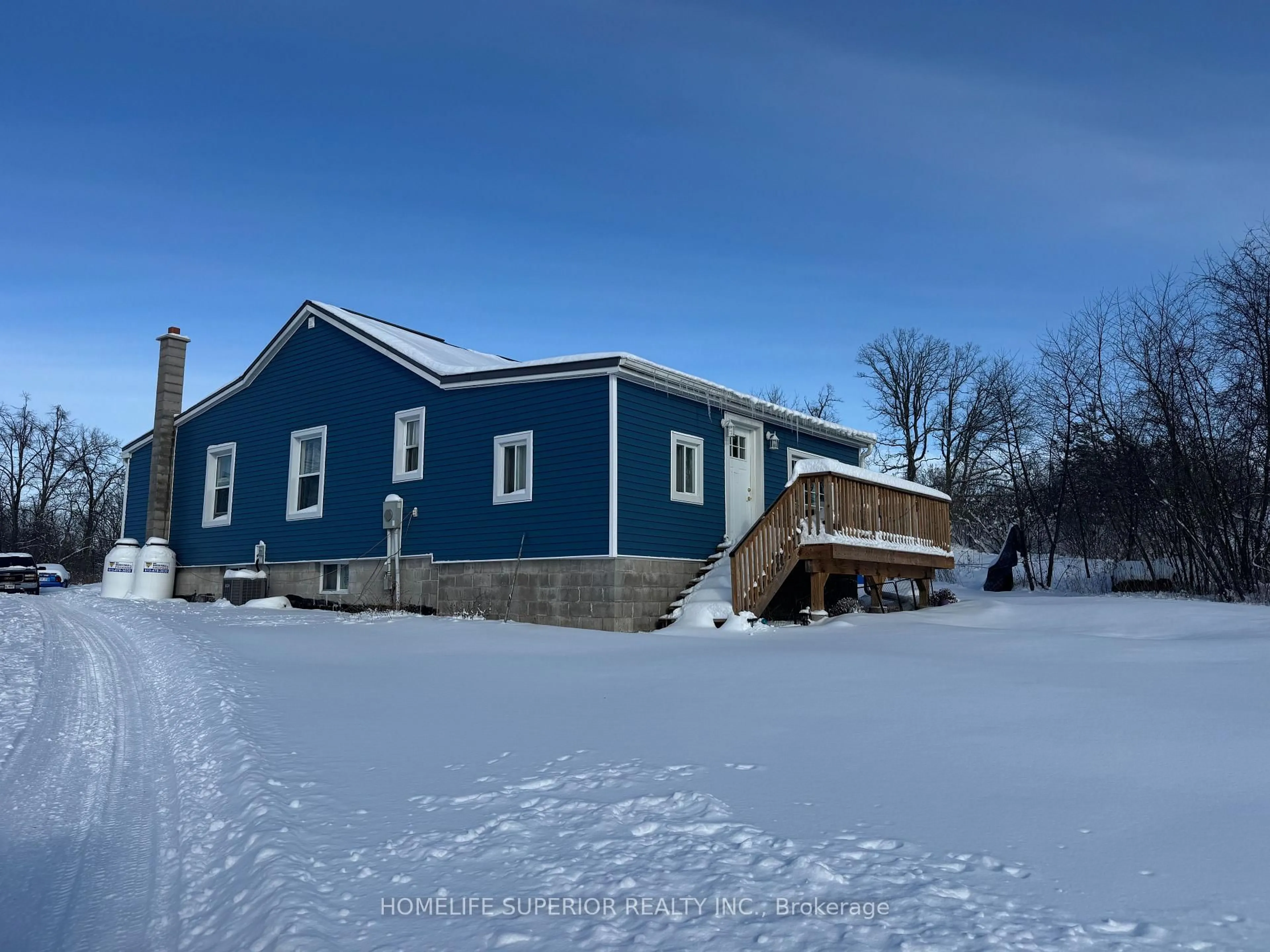 A pic from outside/outdoor area/front of a property/back of a property/a pic from drone, building for 2804 Springbrook Rd, Stirling-Rawdon Ontario K0K 3X0
