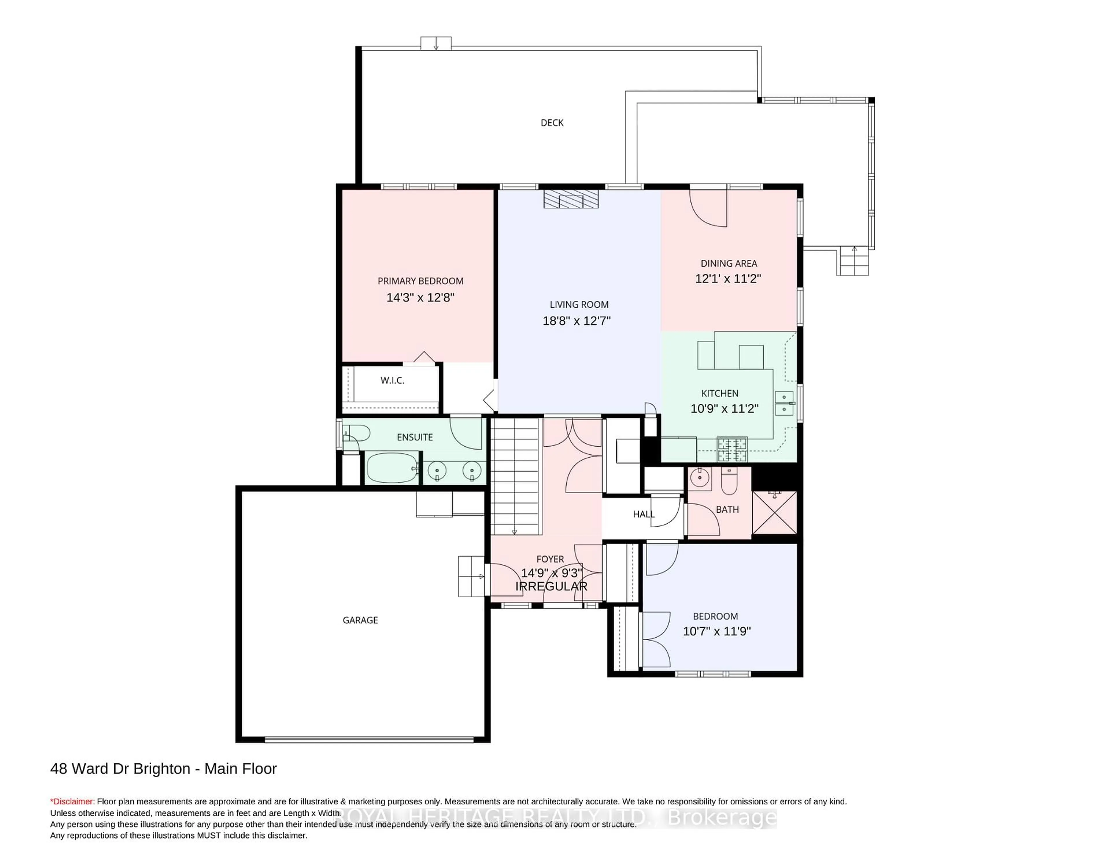Floor plan for 48 Ward Dr, Brighton Ontario K0K 1H0