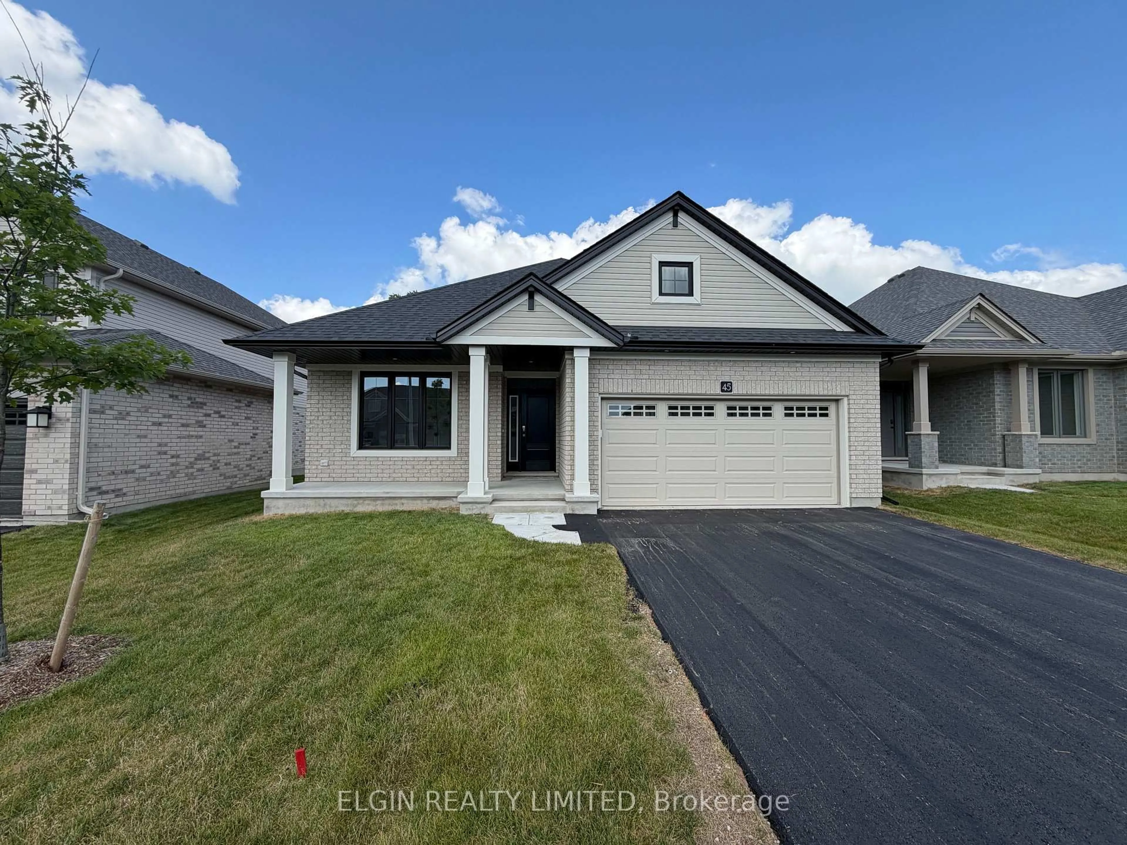Home with brick exterior material, street for 45 Lark St, Tillsonburg Ontario N4G 0K8