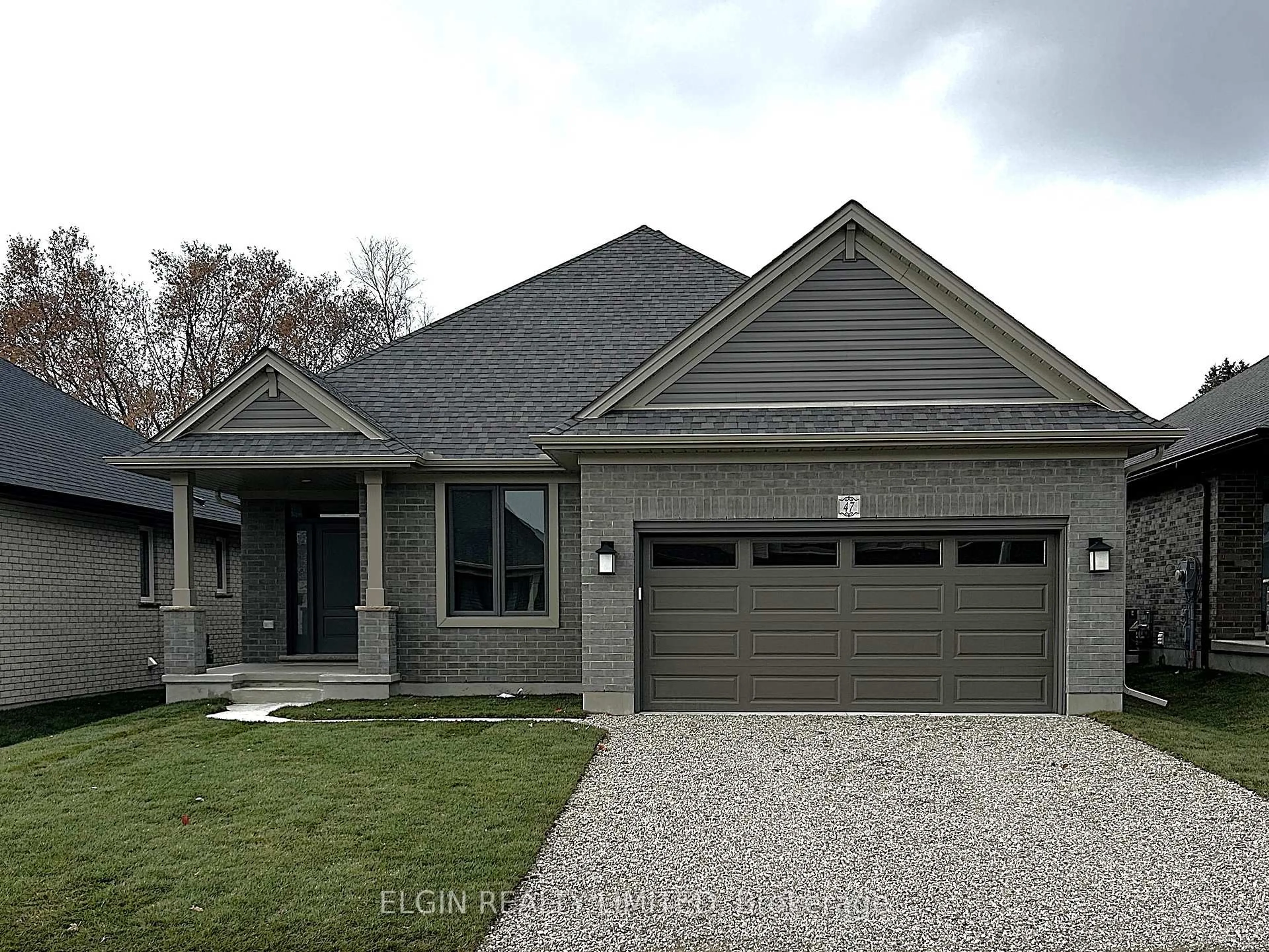 Home with brick exterior material, street for 47 Lark St, Tillsonburg Ontario N4G 0K8