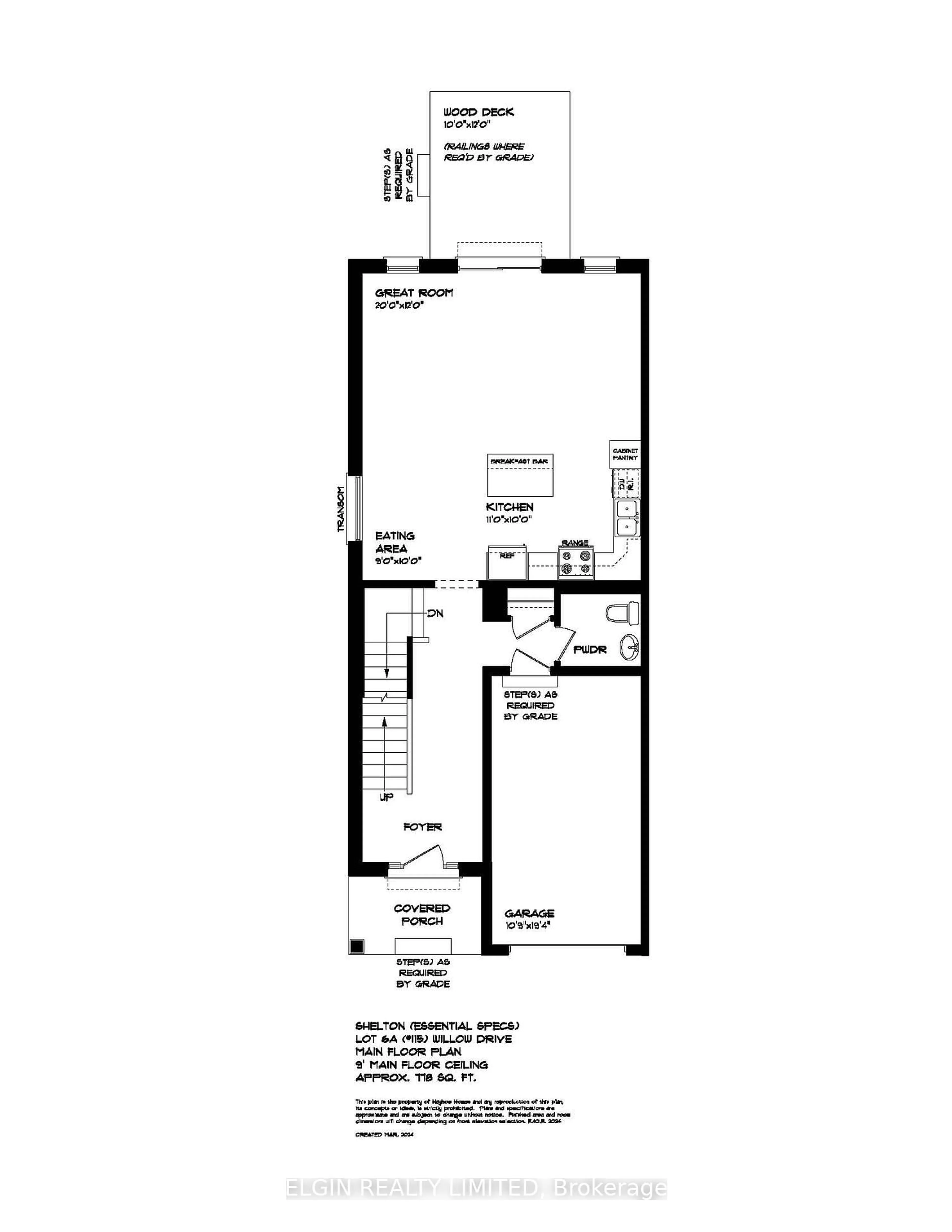 Floor plan for 115 Willow Dr, Aylmer Ontario N5H 0C2