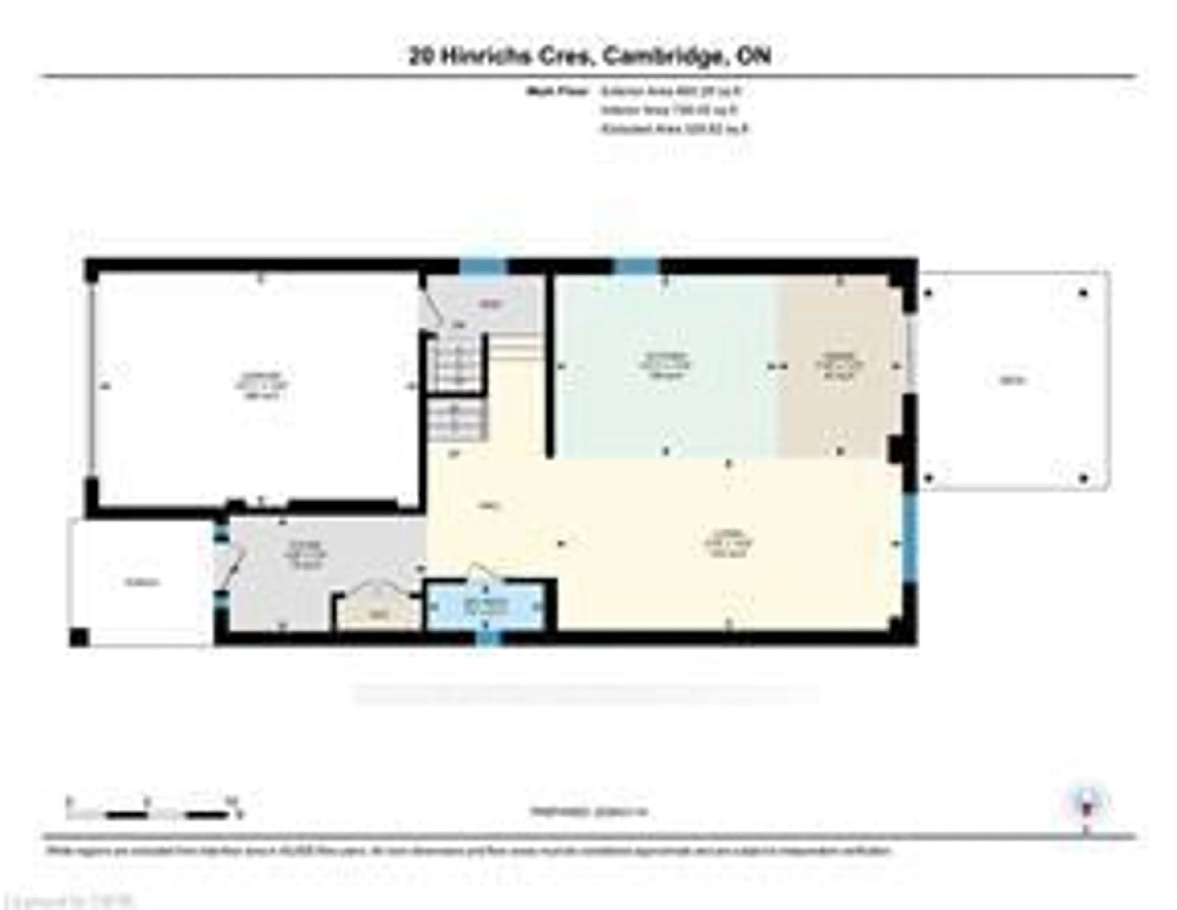 Floor plan for 20 Hinrichs Cres, Cambridge Ontario N1T 0A8