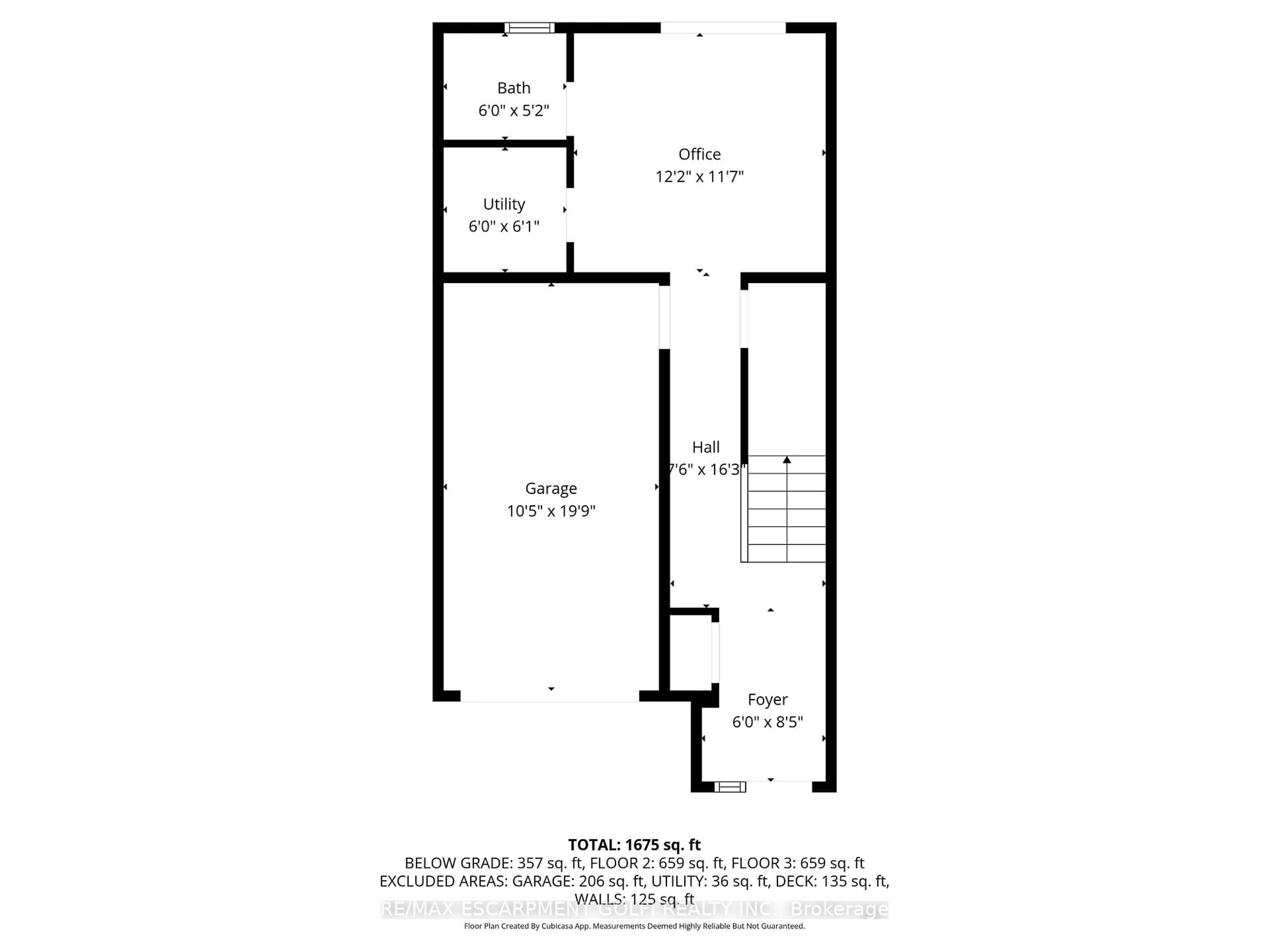 Floor plan for 48 Capstone Lane, Hamilton Ontario L9C 0E8