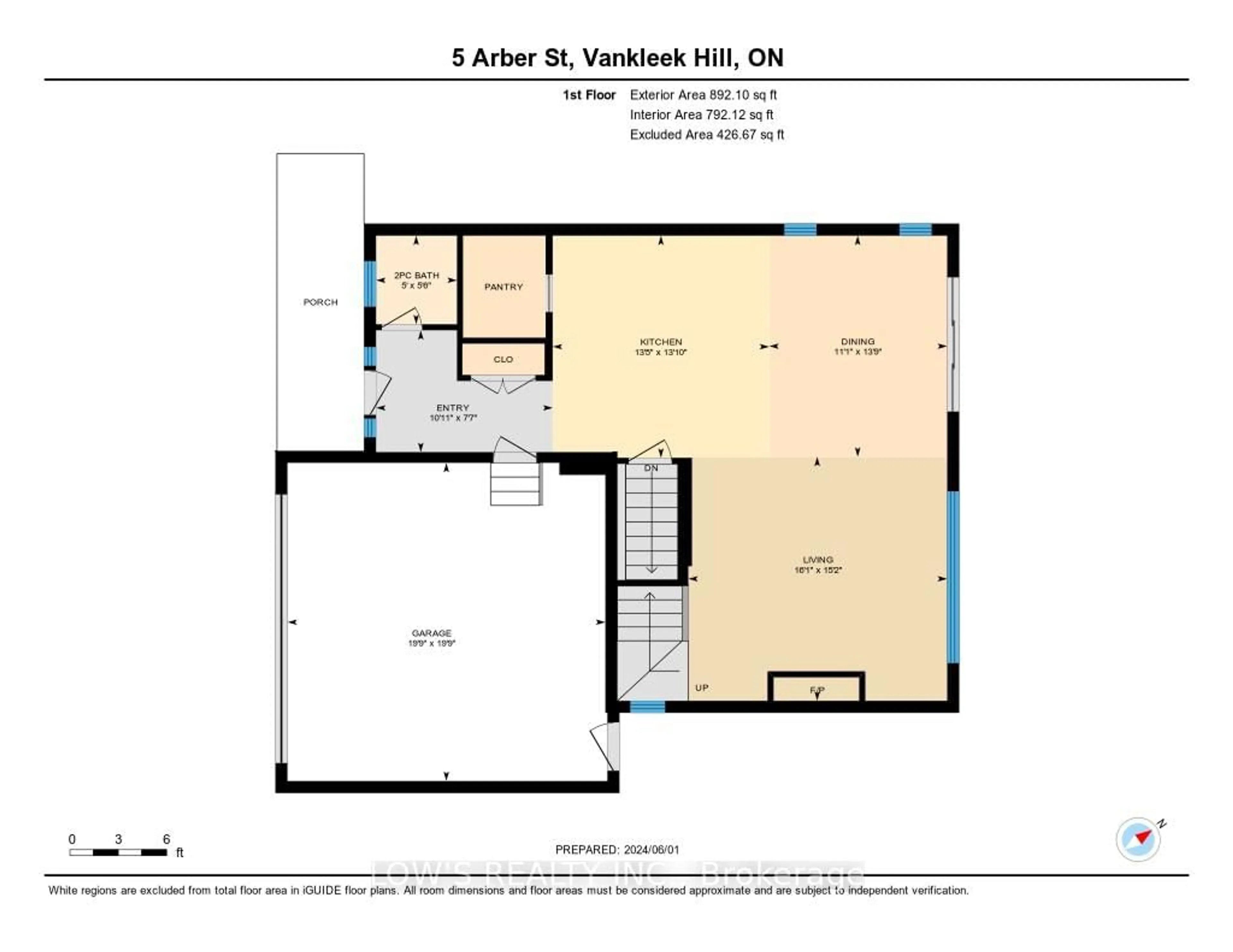 Floor plan for 5 Arber St, Champlain Ontario K0B 1R0