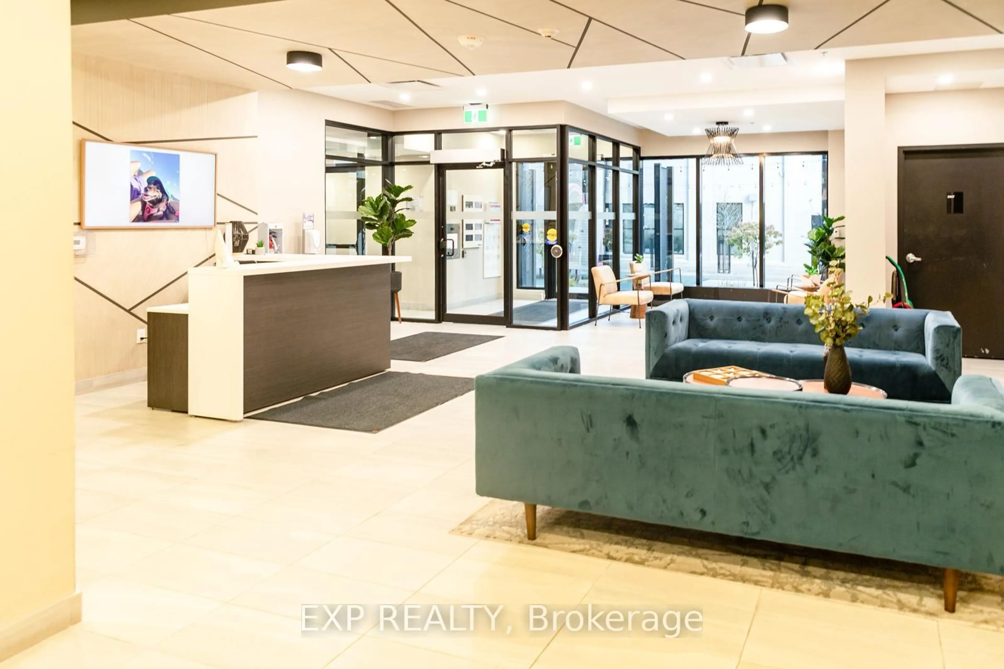 Lobby for 60 Charles St #1108b, Kitchener Ontario N2G 0C9