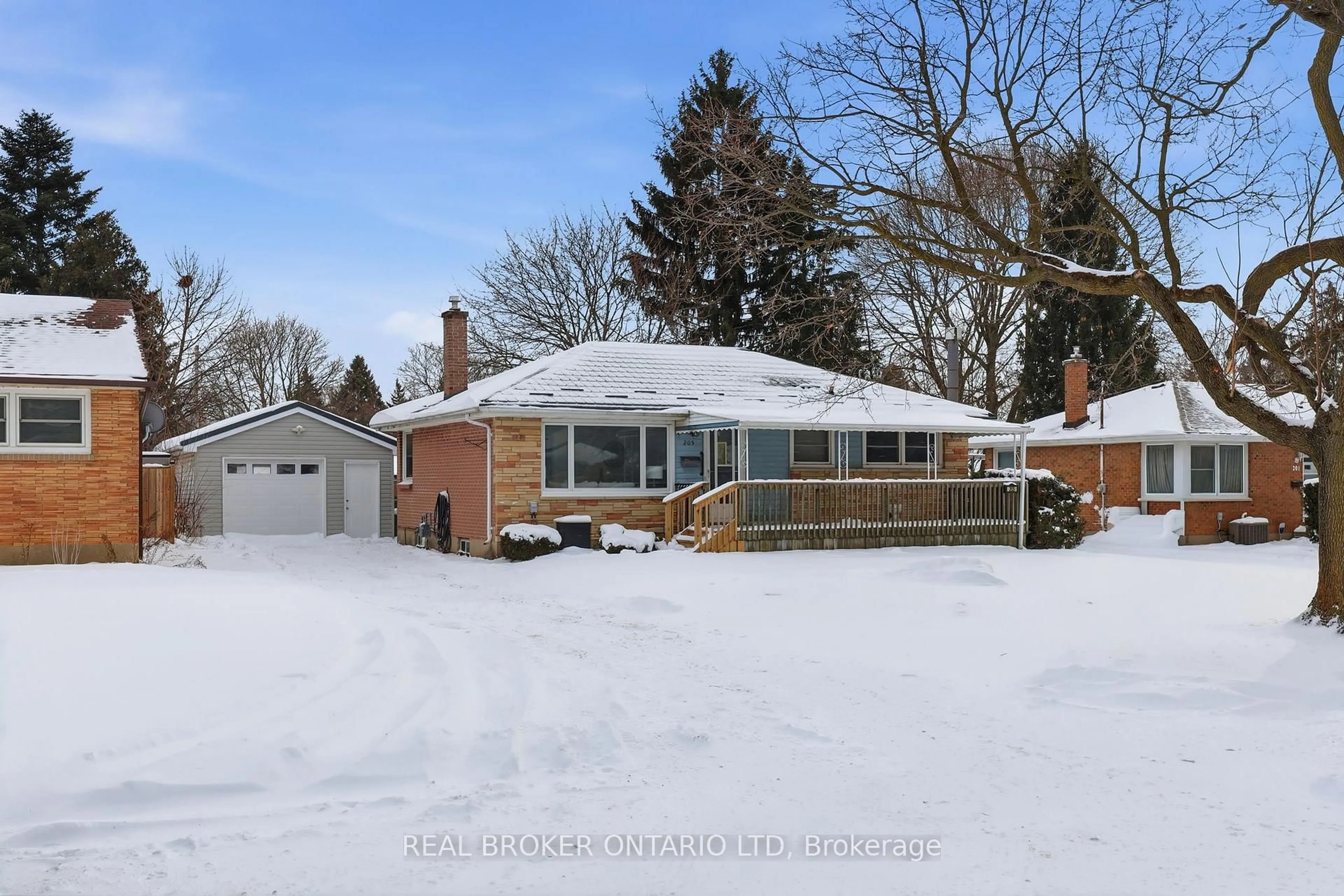 Home with brick exterior material, street for 205 Holgate Rd, London East Ontario N5V 1C1