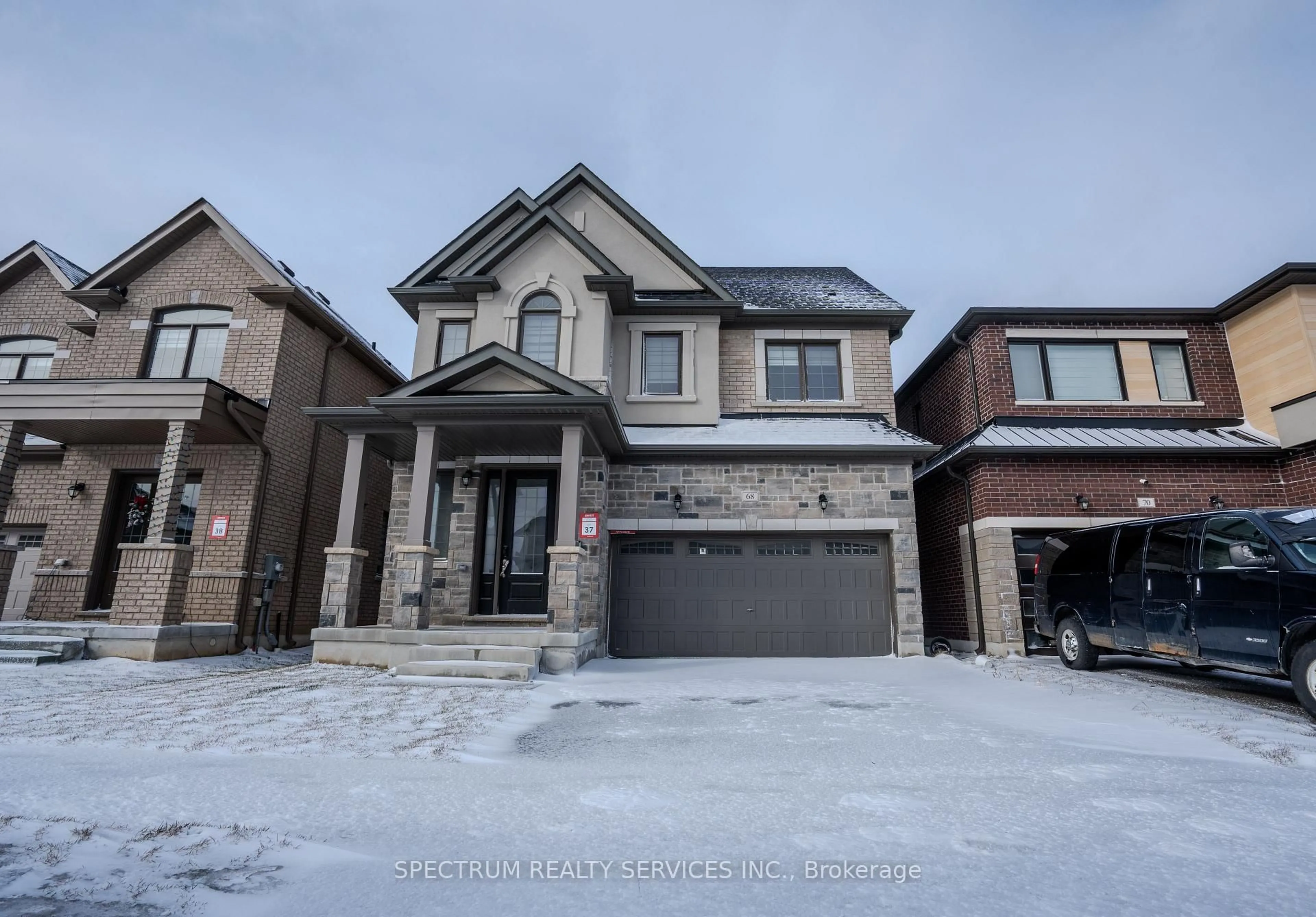 Home with brick exterior material, street for 68 Granka St, Brantford Ontario N3T 0X4