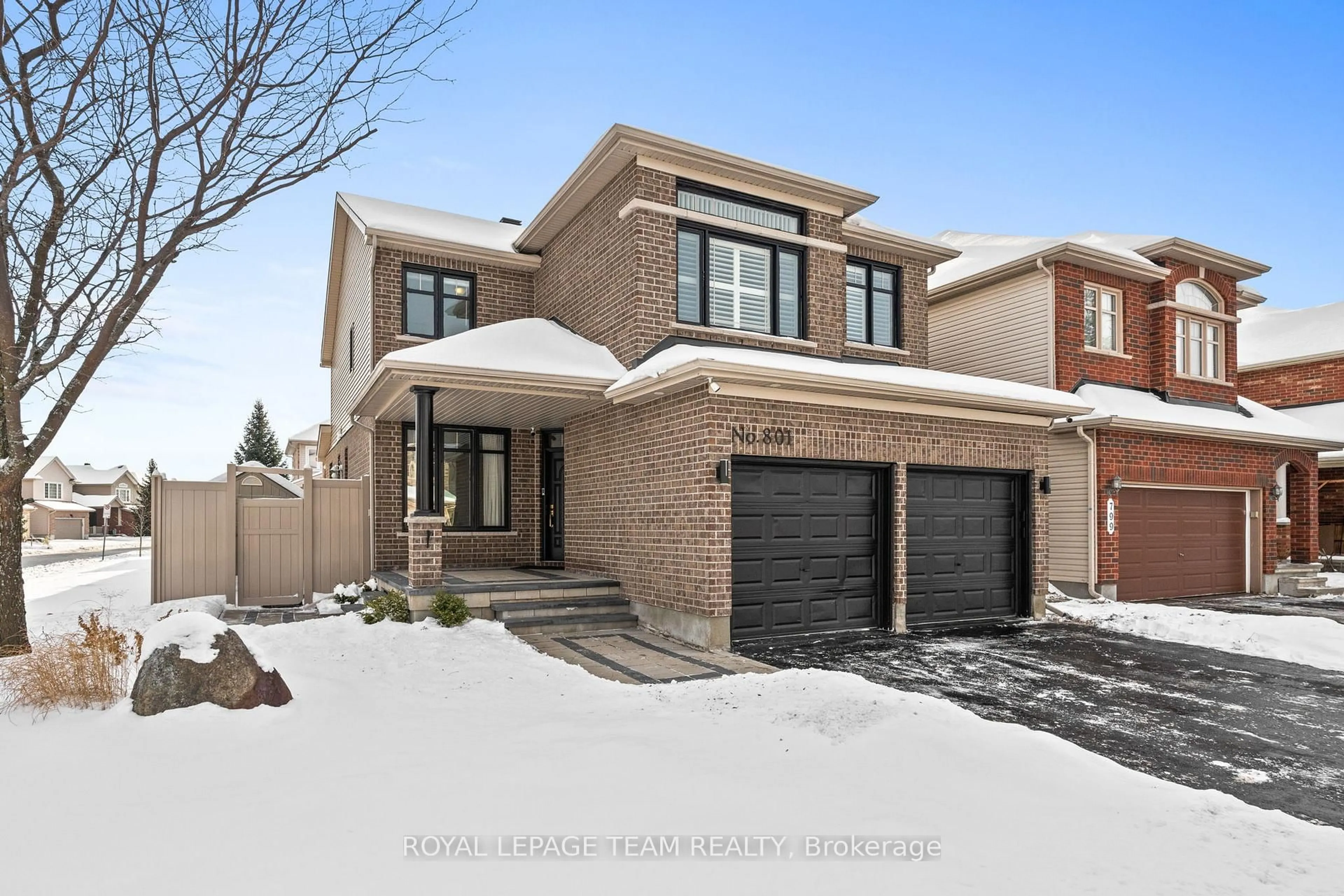 Home with brick exterior material, street for 801 Bowercrest Cres, Ottawa Ontario K1V 2K3