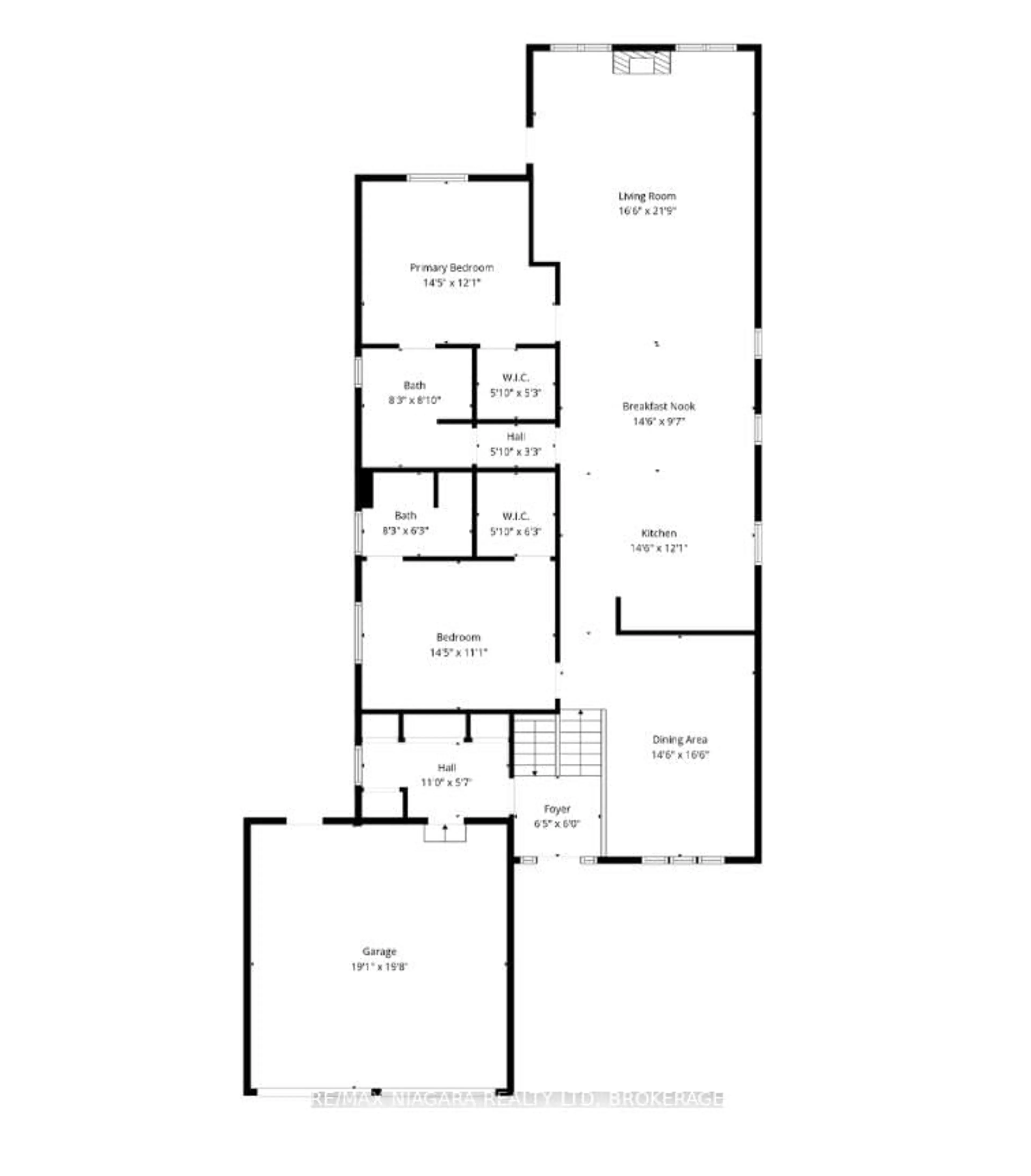 Floor plan for 129 Wellbrook Ave, Welland Ontario L3C 7M8