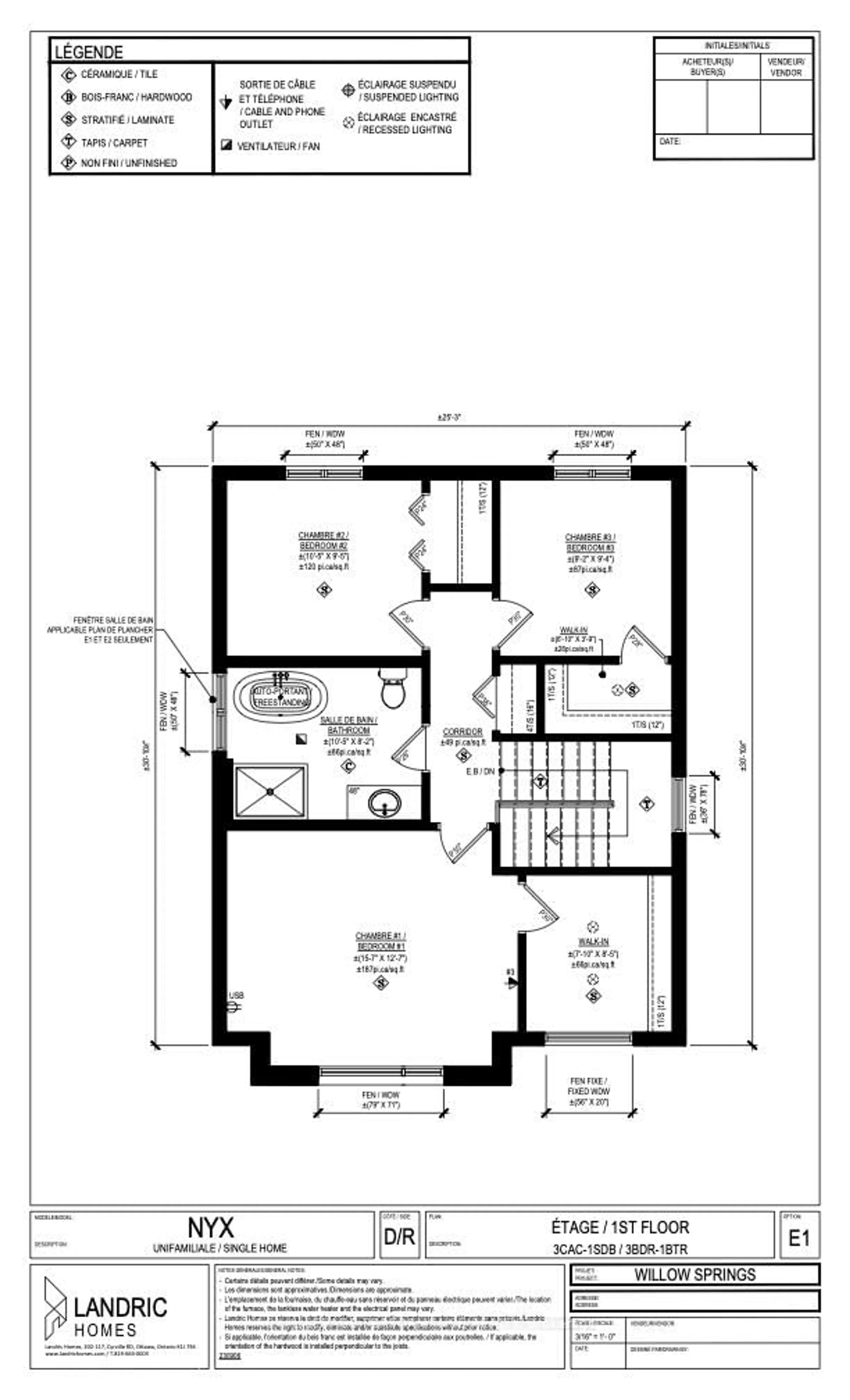 Floor plan for Lot 7C Juniper St, The Nation Ontario K0A 2M0