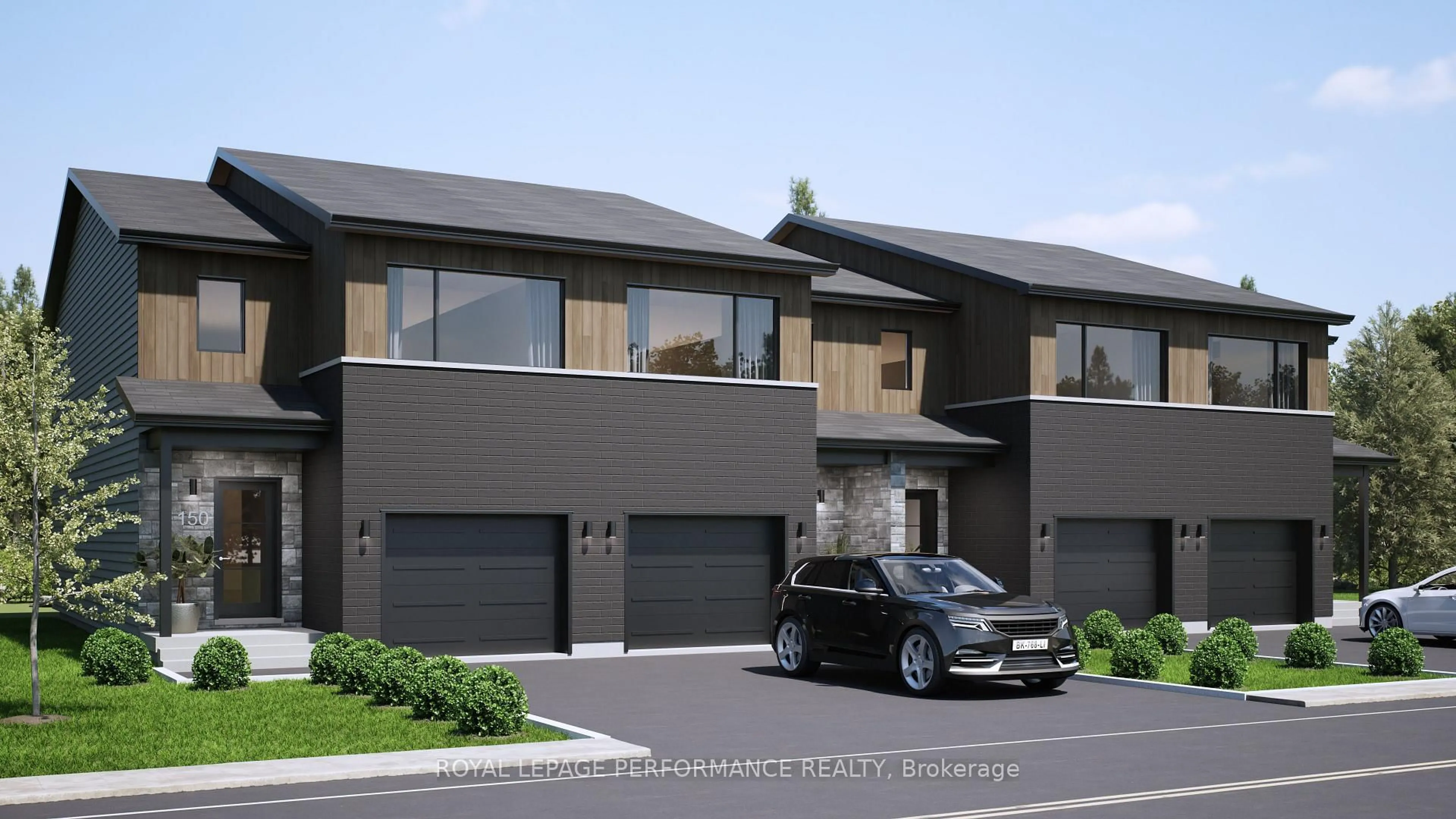 Home with brick exterior material, street for TH-166B Cypress St, The Nation Ontario K0A 2M0