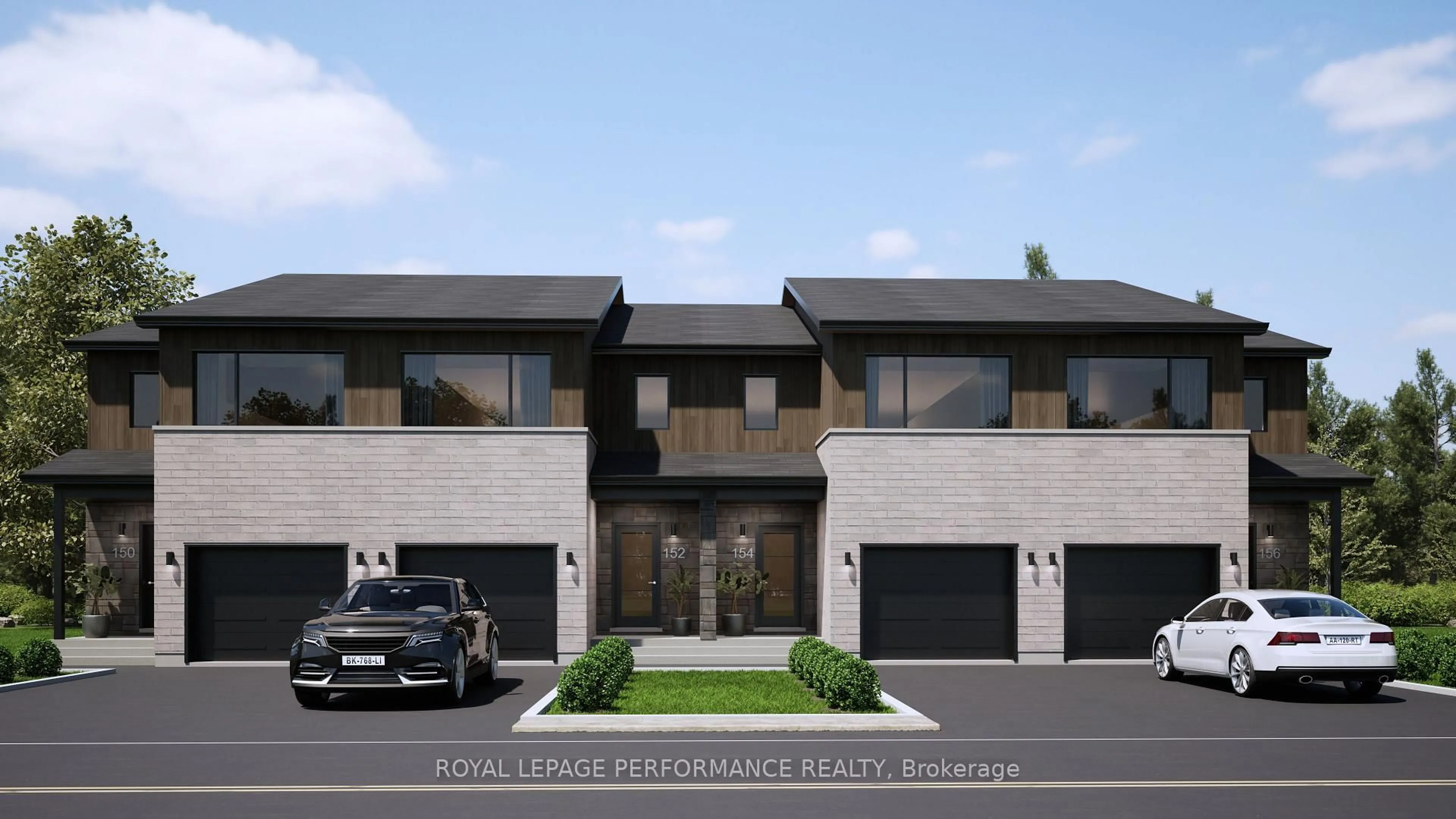 Home with brick exterior material, street for TH-152D Cypress St, The Nation Ontario K0A 2M0