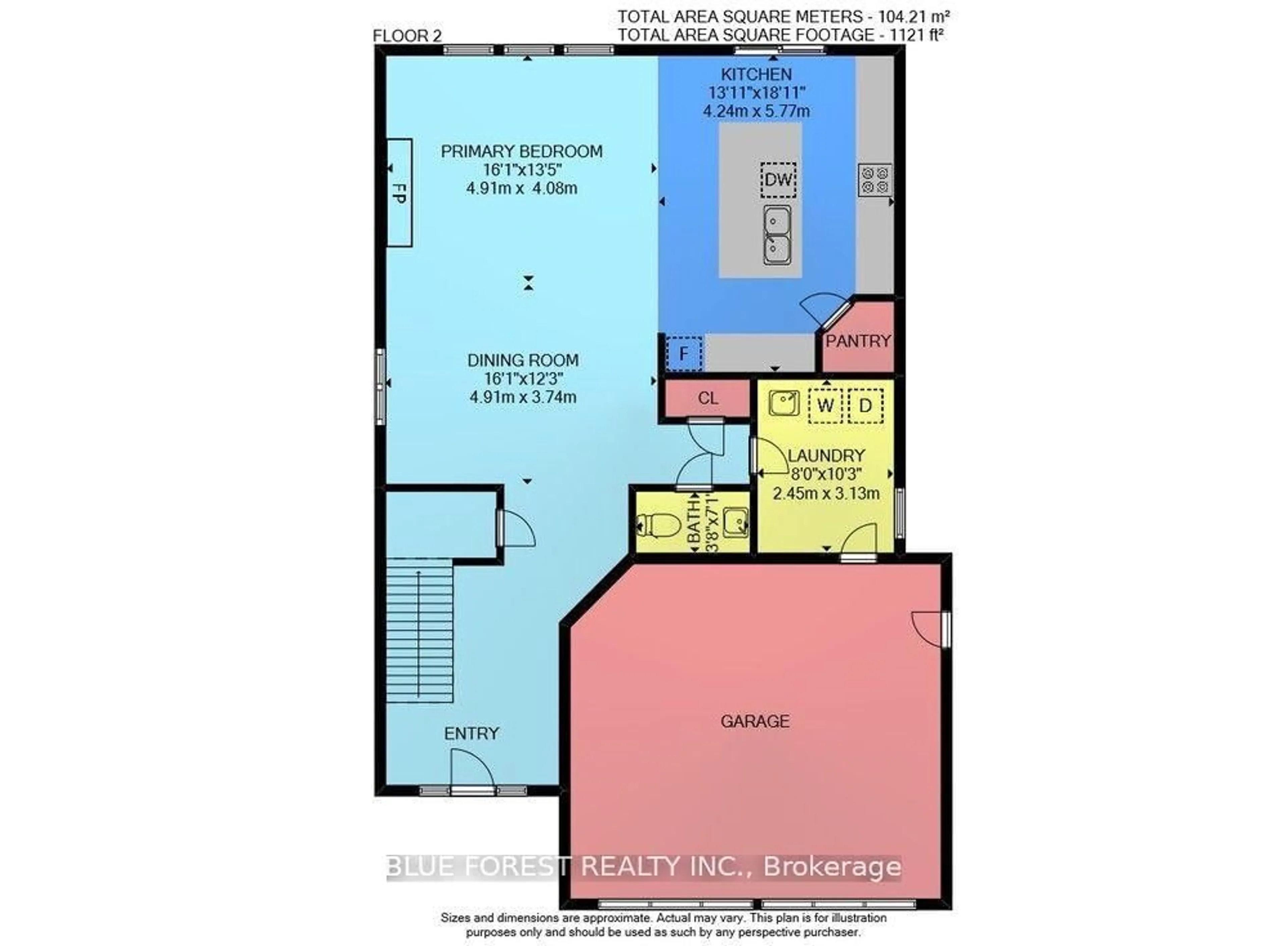 Floor plan for 2190 Bakervilla St, London South Ontario N6P 0E5